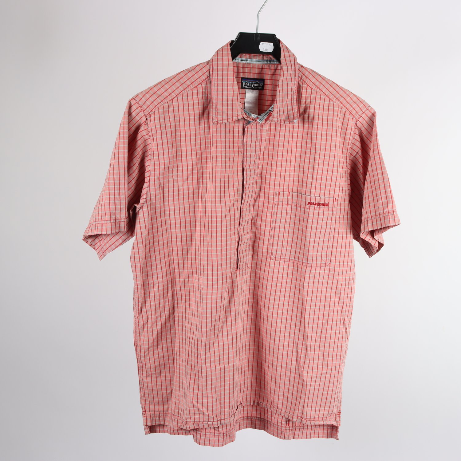 Skjorta, Patagonia, röd, rutig, stl. M