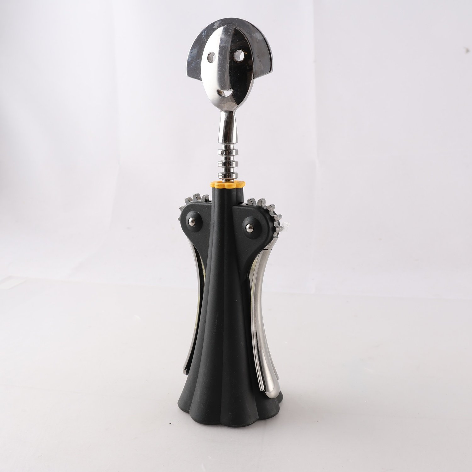 Vinöppnare, Alessi, metall & plast