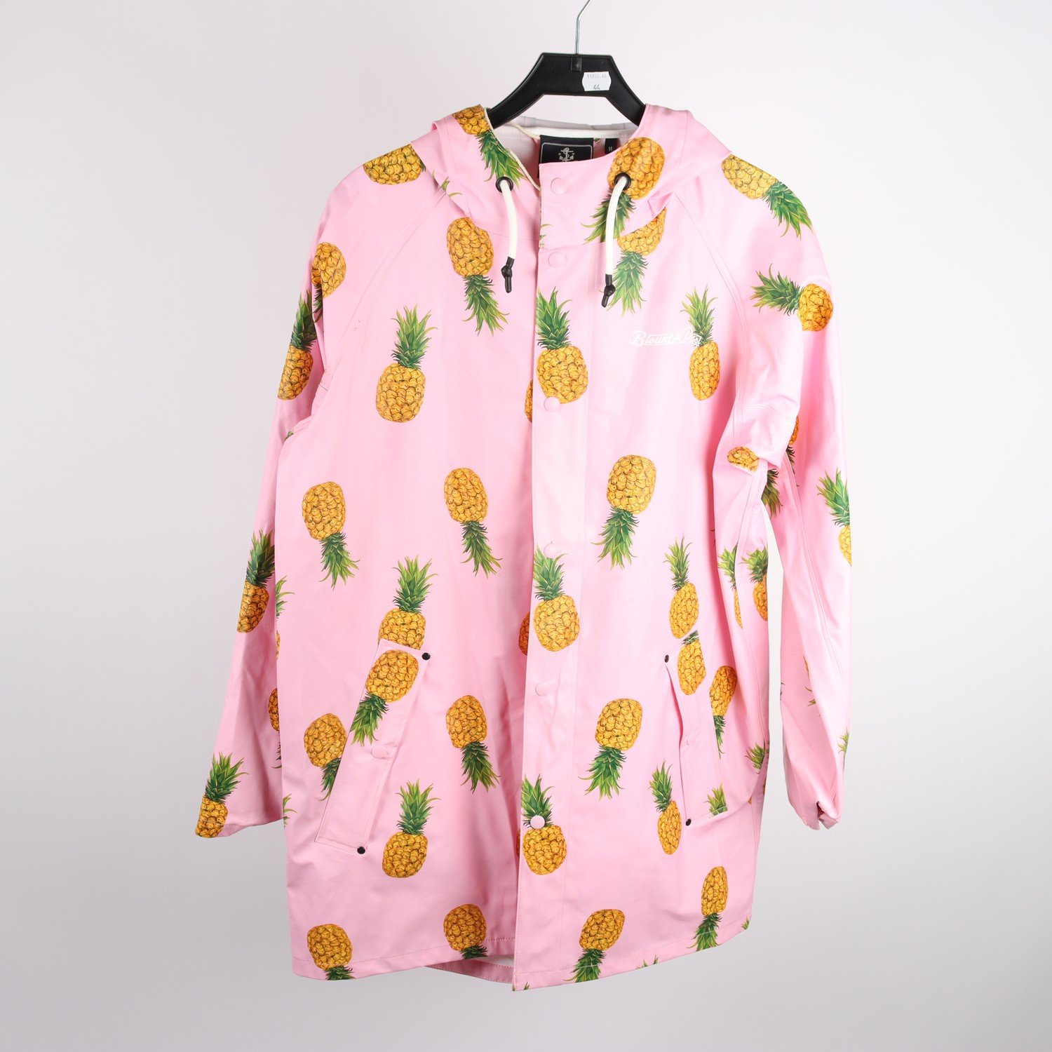 Regnkappa, Blount & Pool, rosa, ananas, stl. M