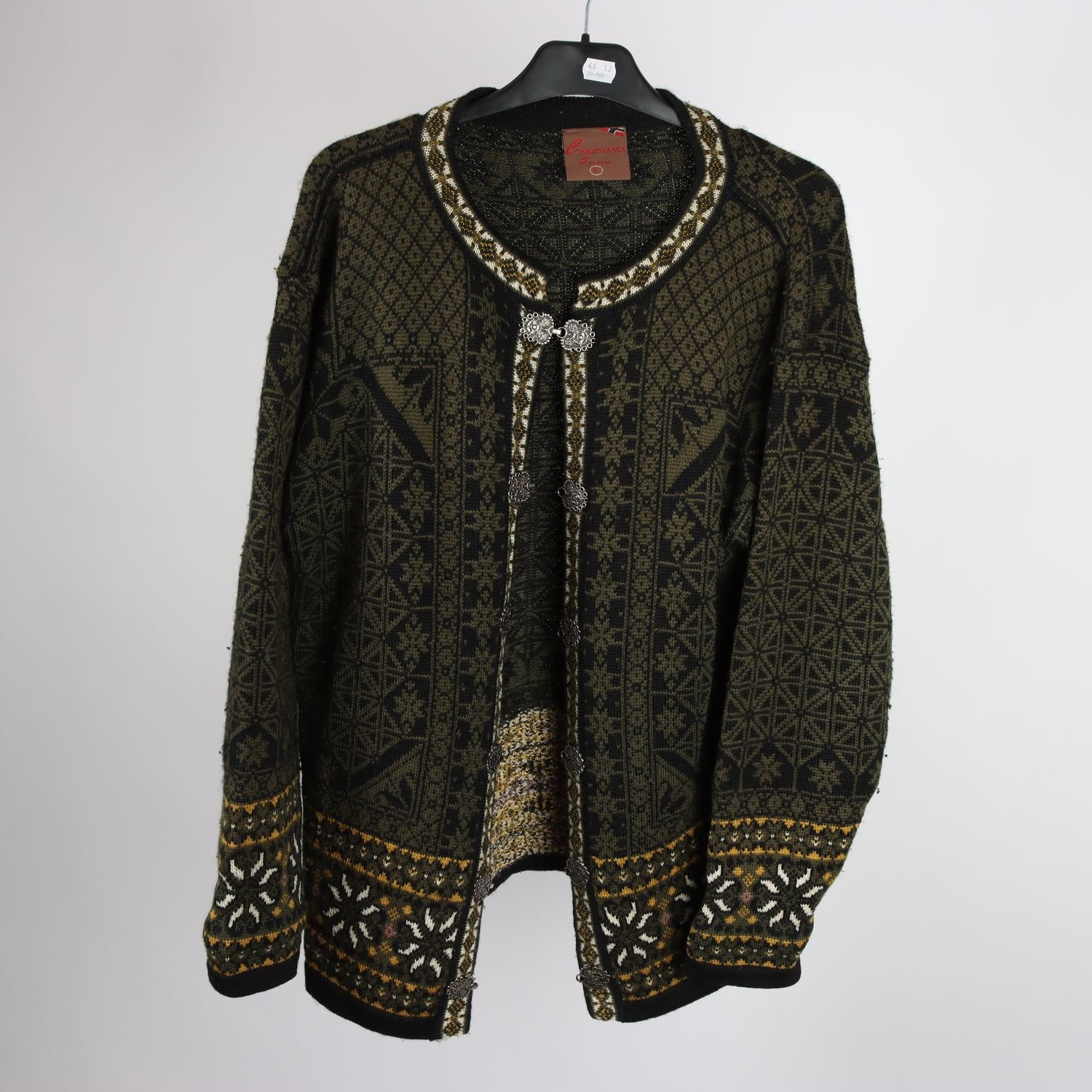 Lusekofta, Christiania Sweater, 100% ull, stl. XL