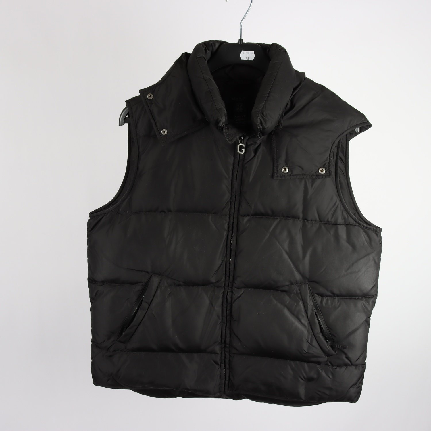 Väst, Gant, svart, stl. XL