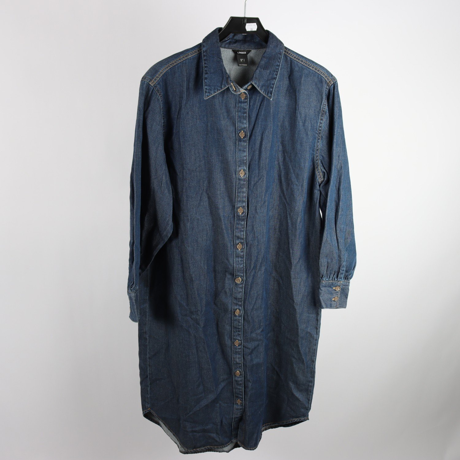 Jeansklänning, Lindex, blå, stl. S