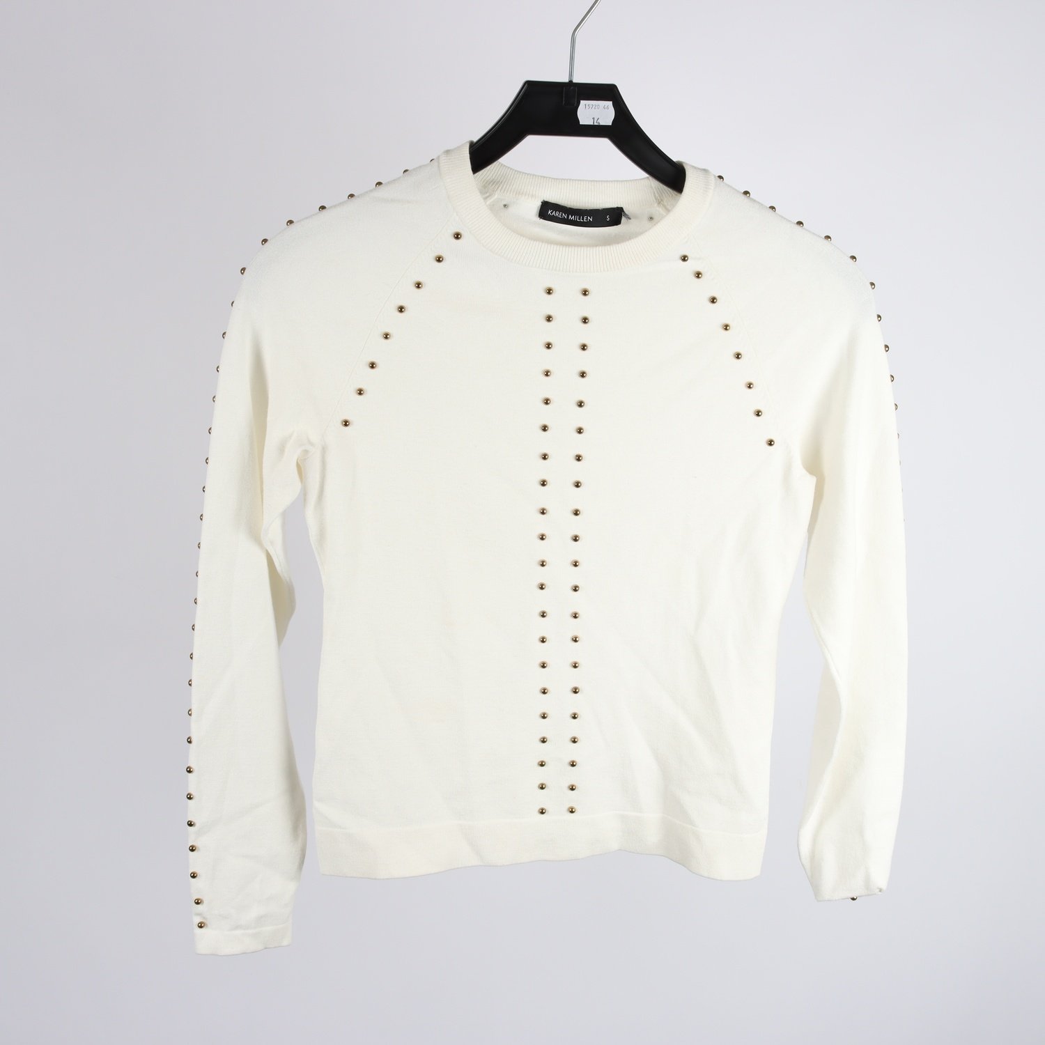 Tröja, Karen Millen, vit, stl. S