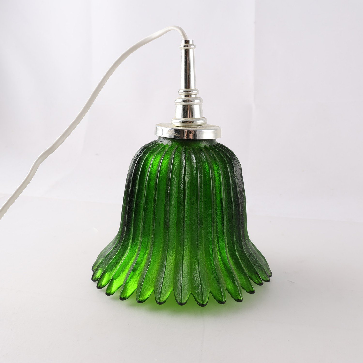 Fönsterlampa, kristall, Gränna glas, grön