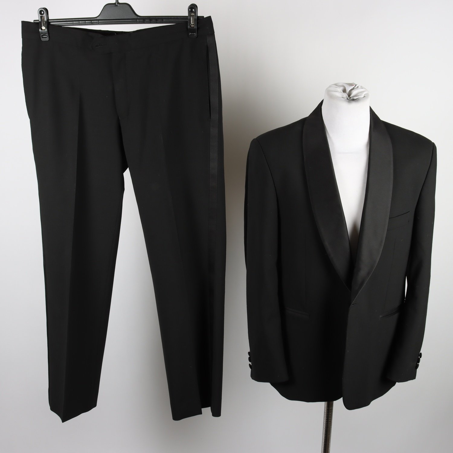 Kostym, Royal Black, svart, ullmix, stl. D96