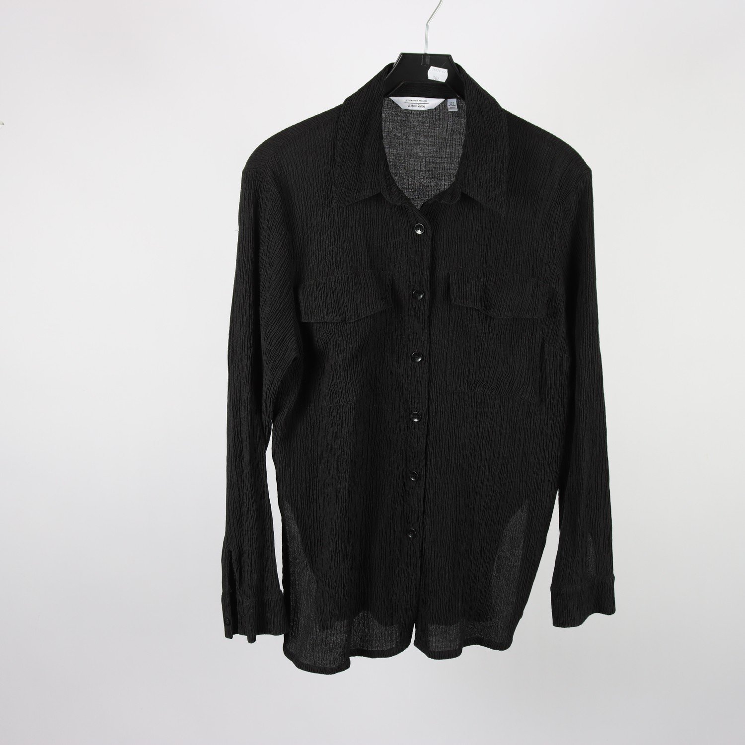 Blus/skjorta, & Other Stories, svart, stl. 42