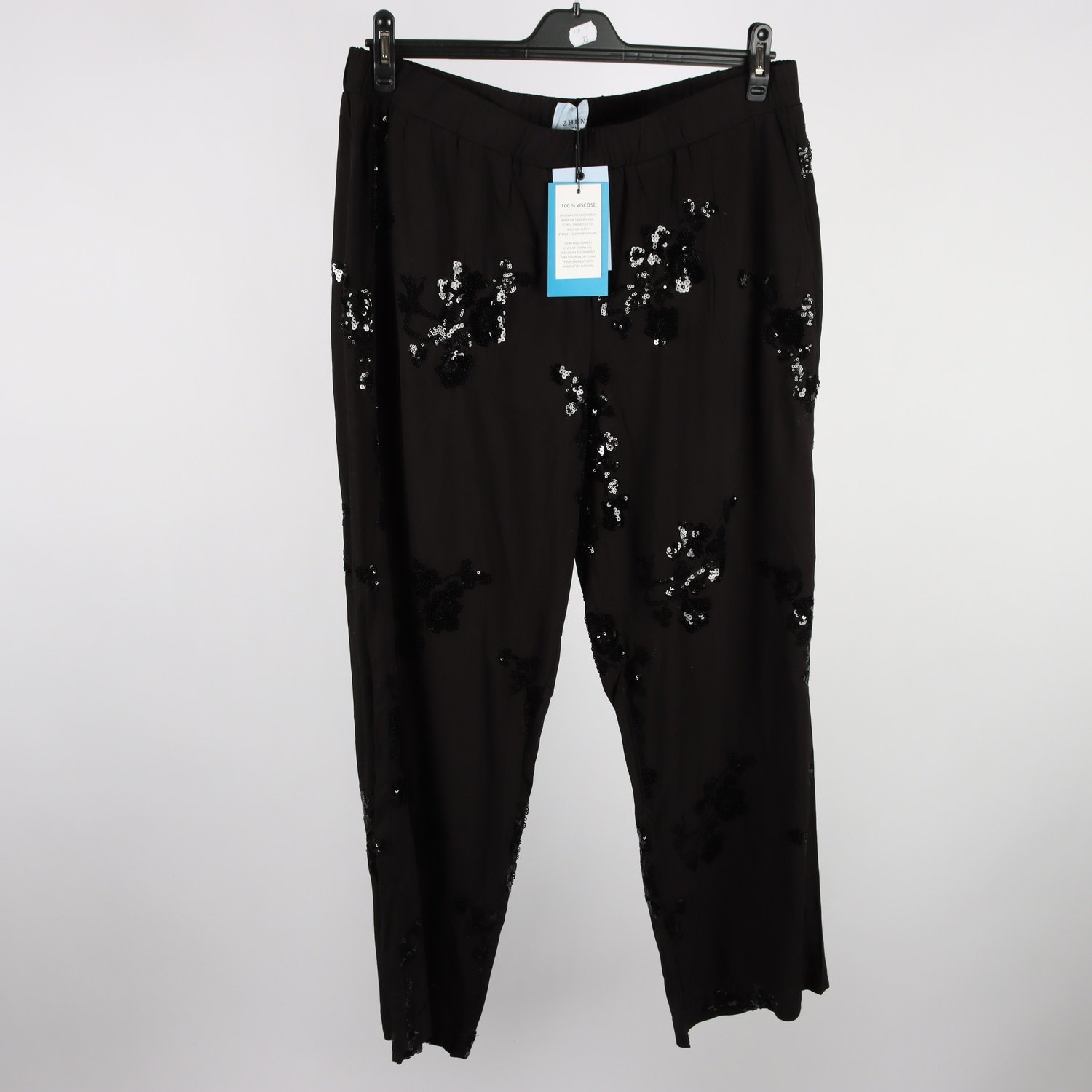 Byxor, Zhenzi, svart, paljetter, stl. M