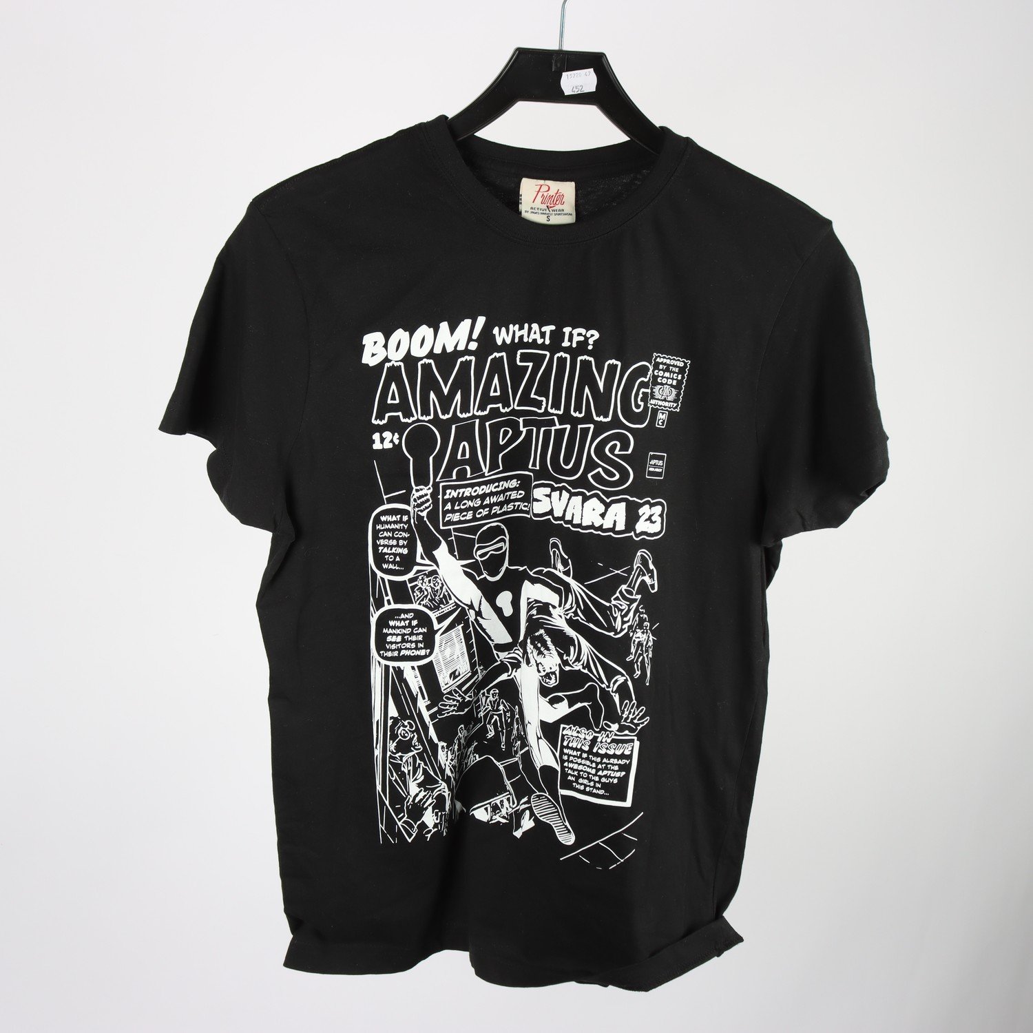 T-shirt, Printer, svart, stl. S