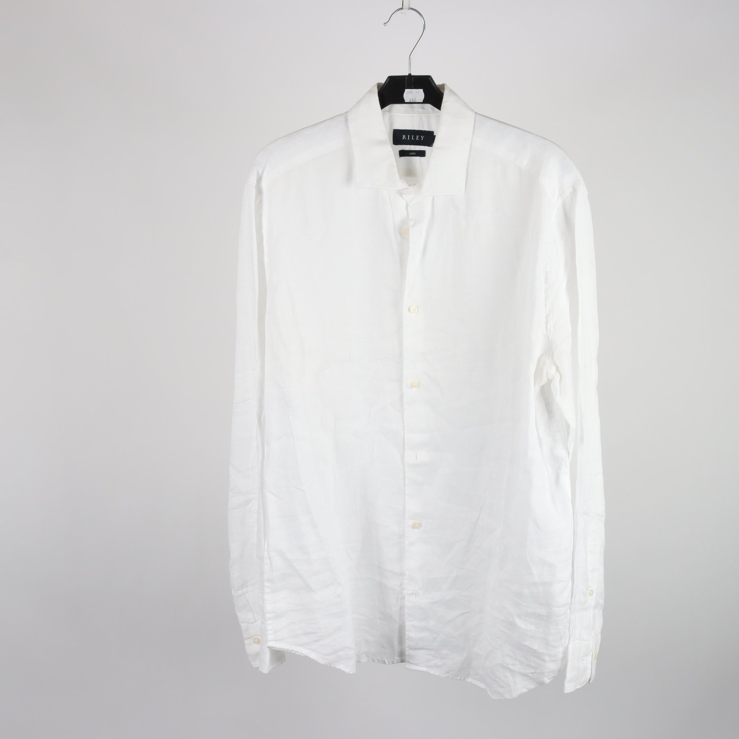 Skjorta, Riley, vit, lin, stl. M.