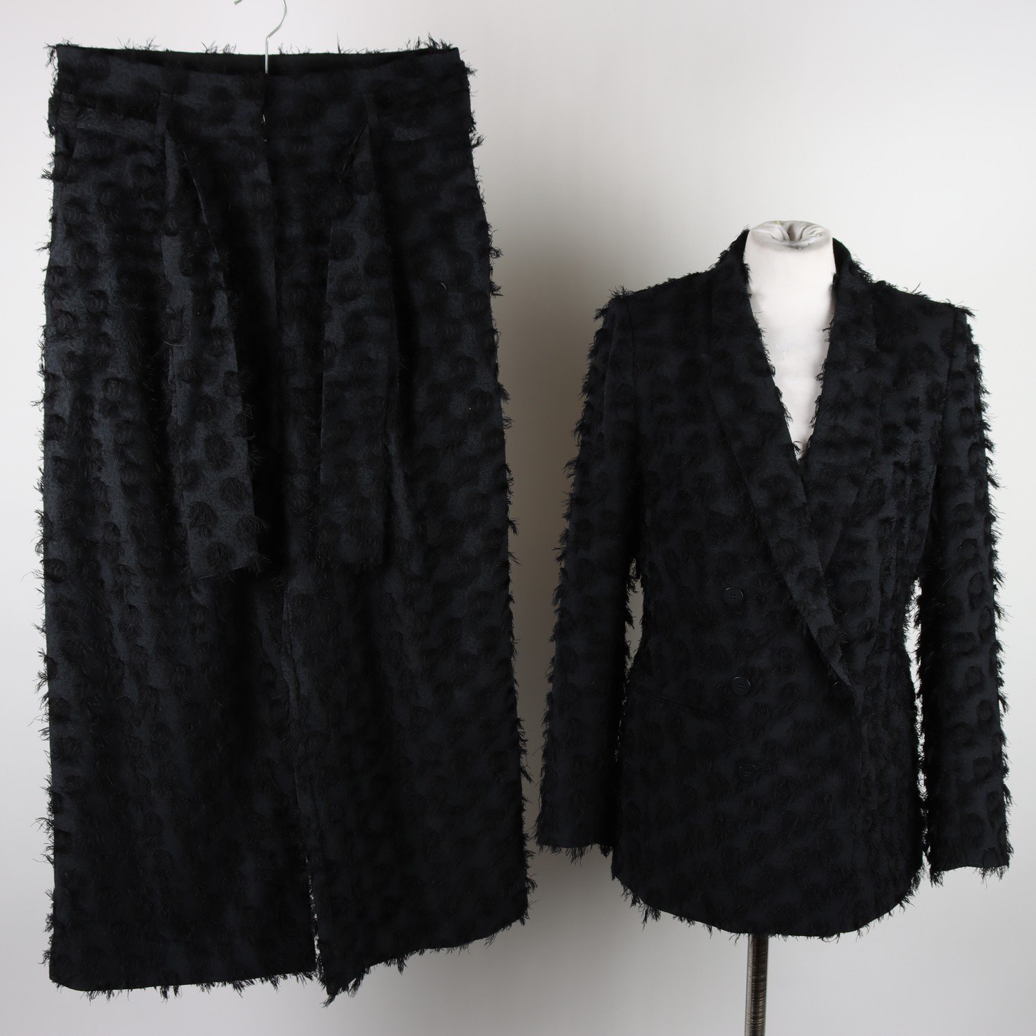 Kostym, H&M, svart, stl. 38/40