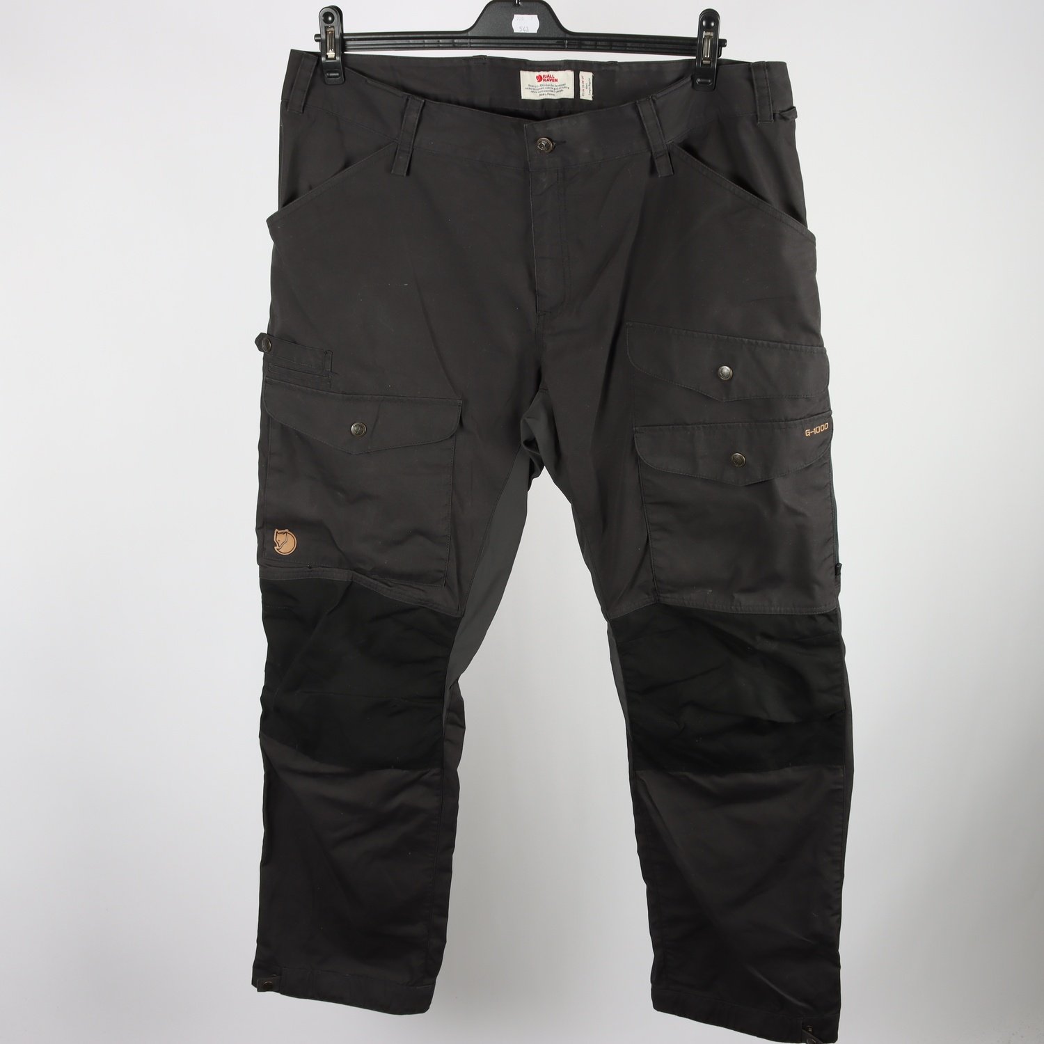 Friluftsbyxor, Fjällräven, G-1000, grå, stl. 56.