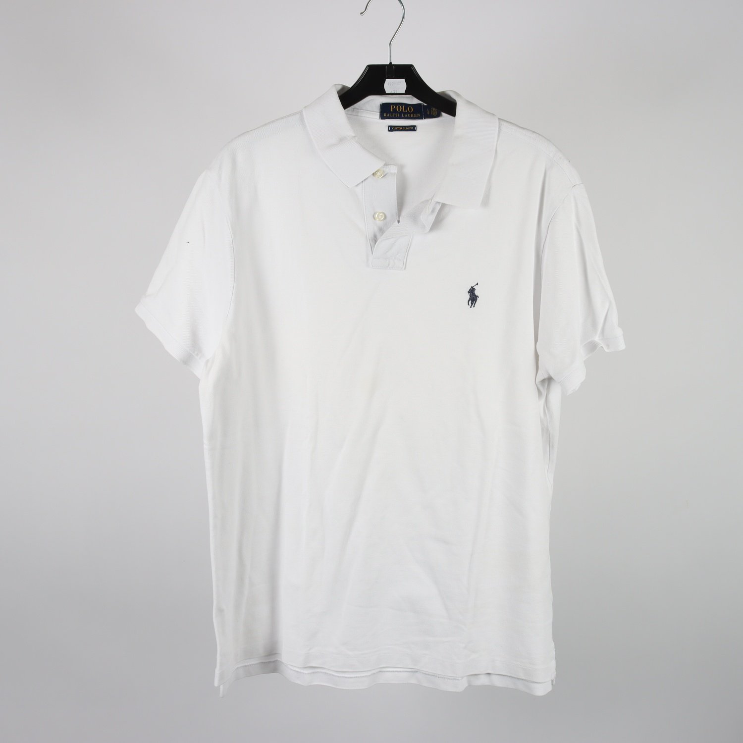 Piké, Polo Ralph Lauren, vit, stl. L.