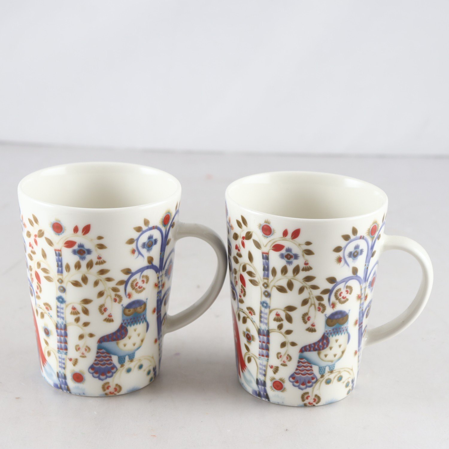 Koppar, porslin, Taika, Iittala, 2 st