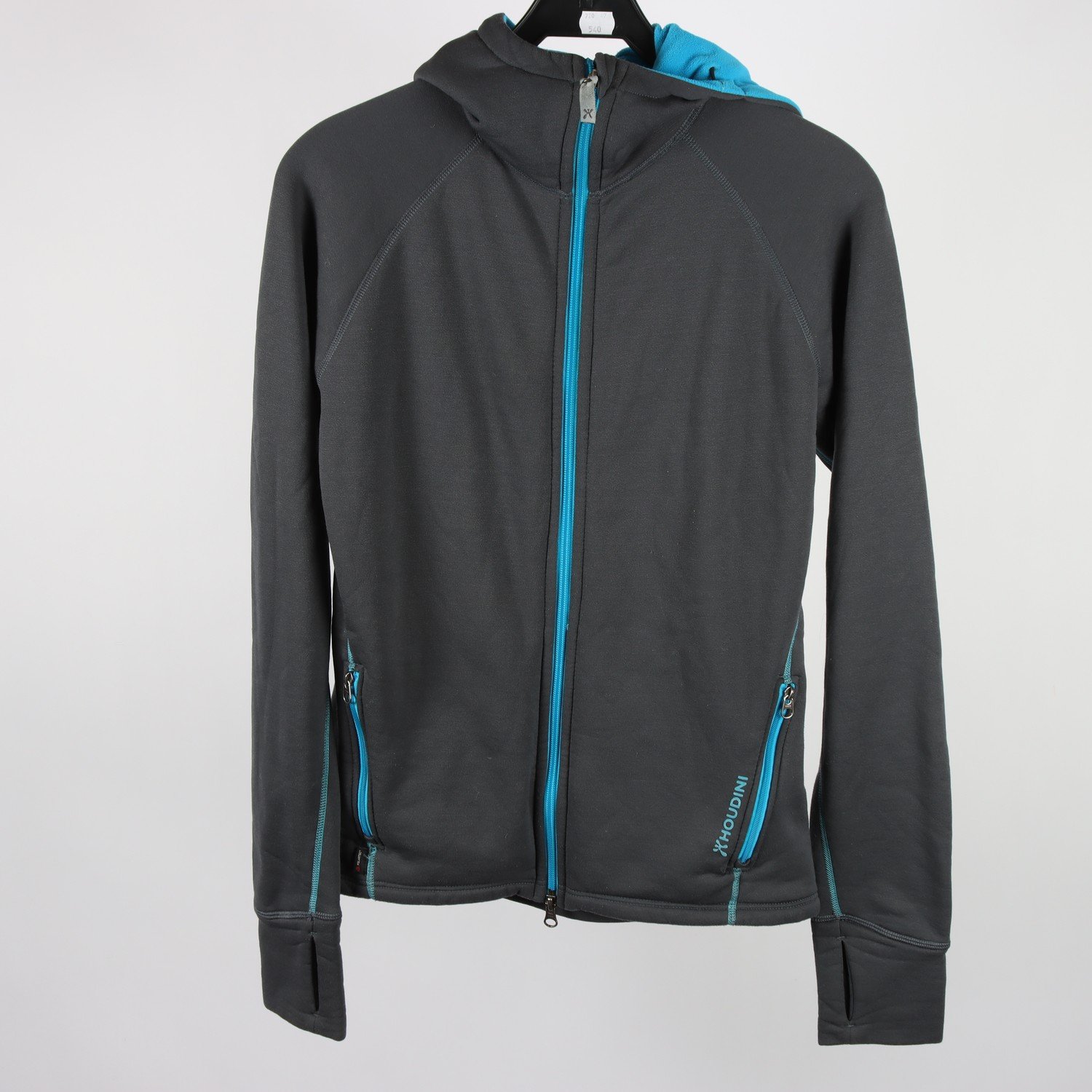 Hoodie, Houdini, grå, stl. S.