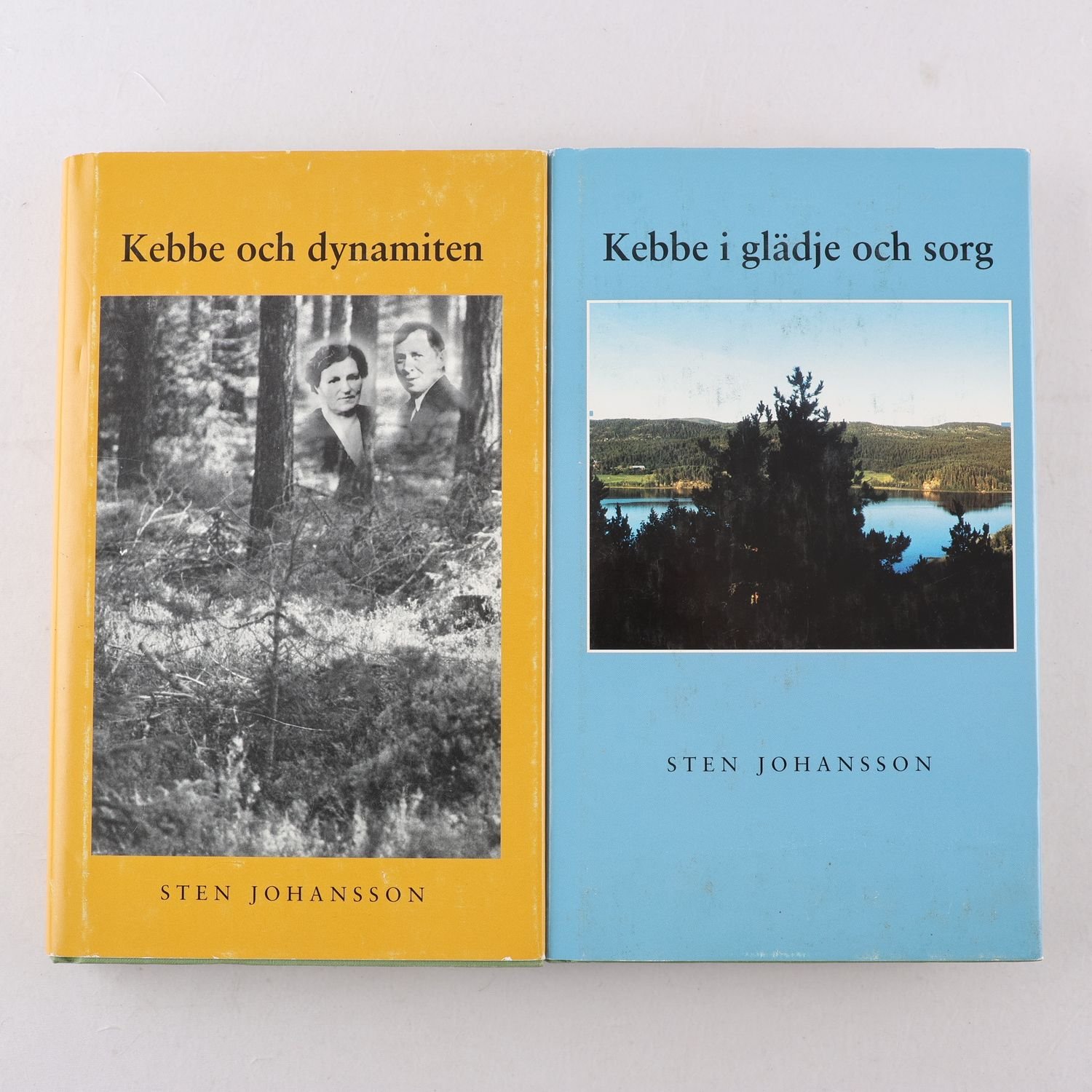 Sten Johansson, bokpaket, 2 volymer, signerade