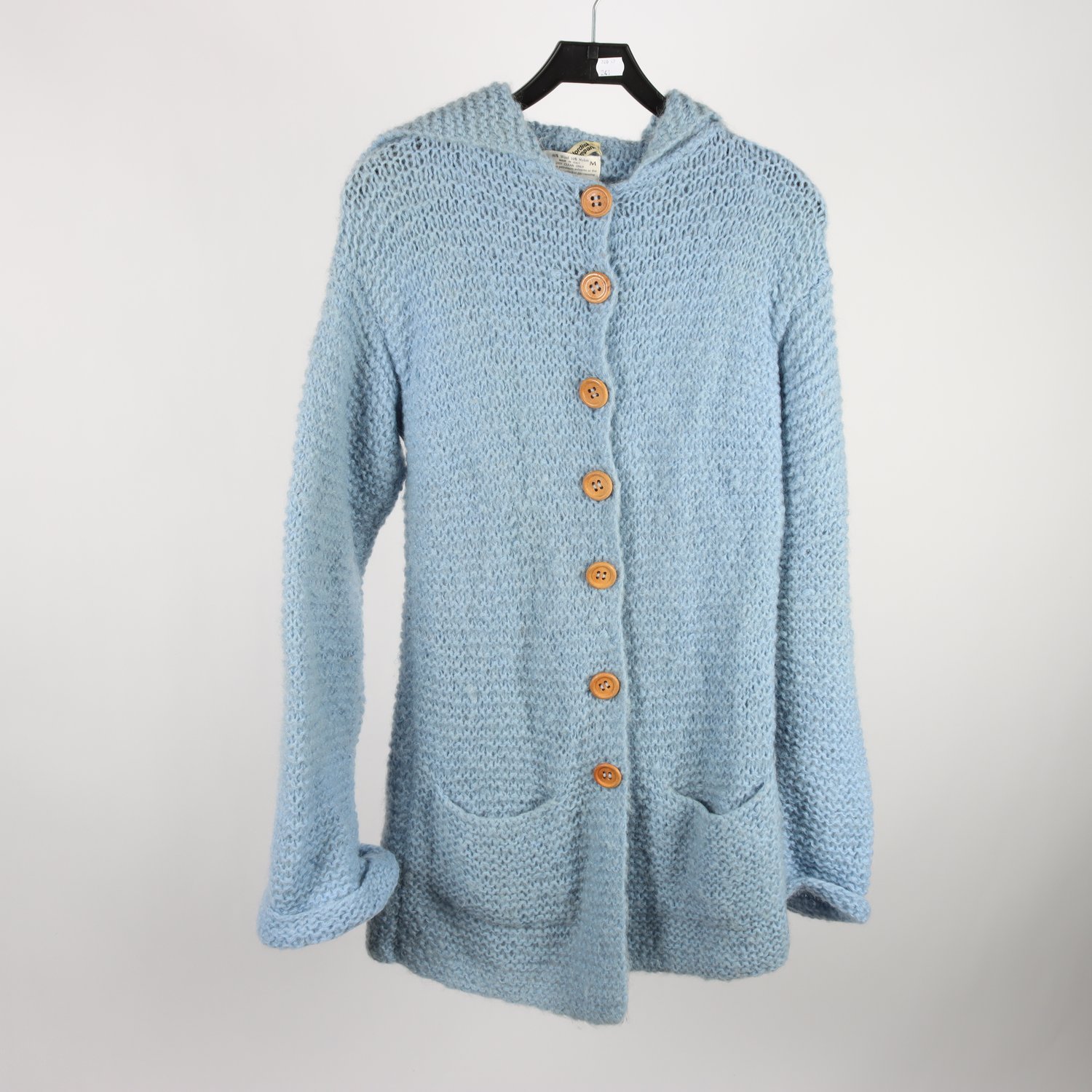 Långkofta, NK Nordiska Kompaniet, blå, stl. M