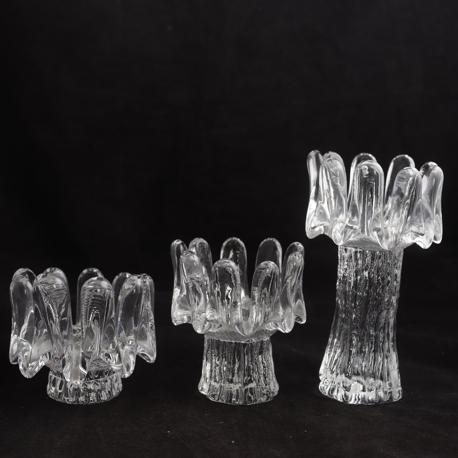 Ljuslyktor, Kosta boda, Sunflower, Göran wräff, 3 st. Samfraktas ej.