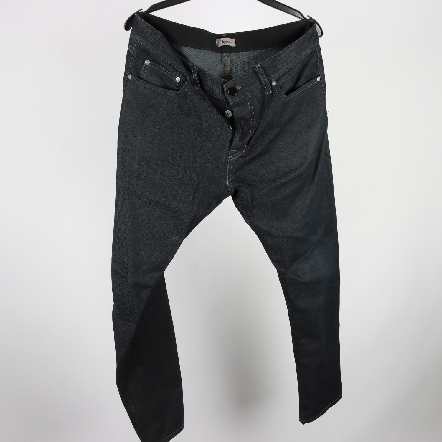 Jeans, Filippa K, Raw Stretch Jeans, blå, stl. 33/34.