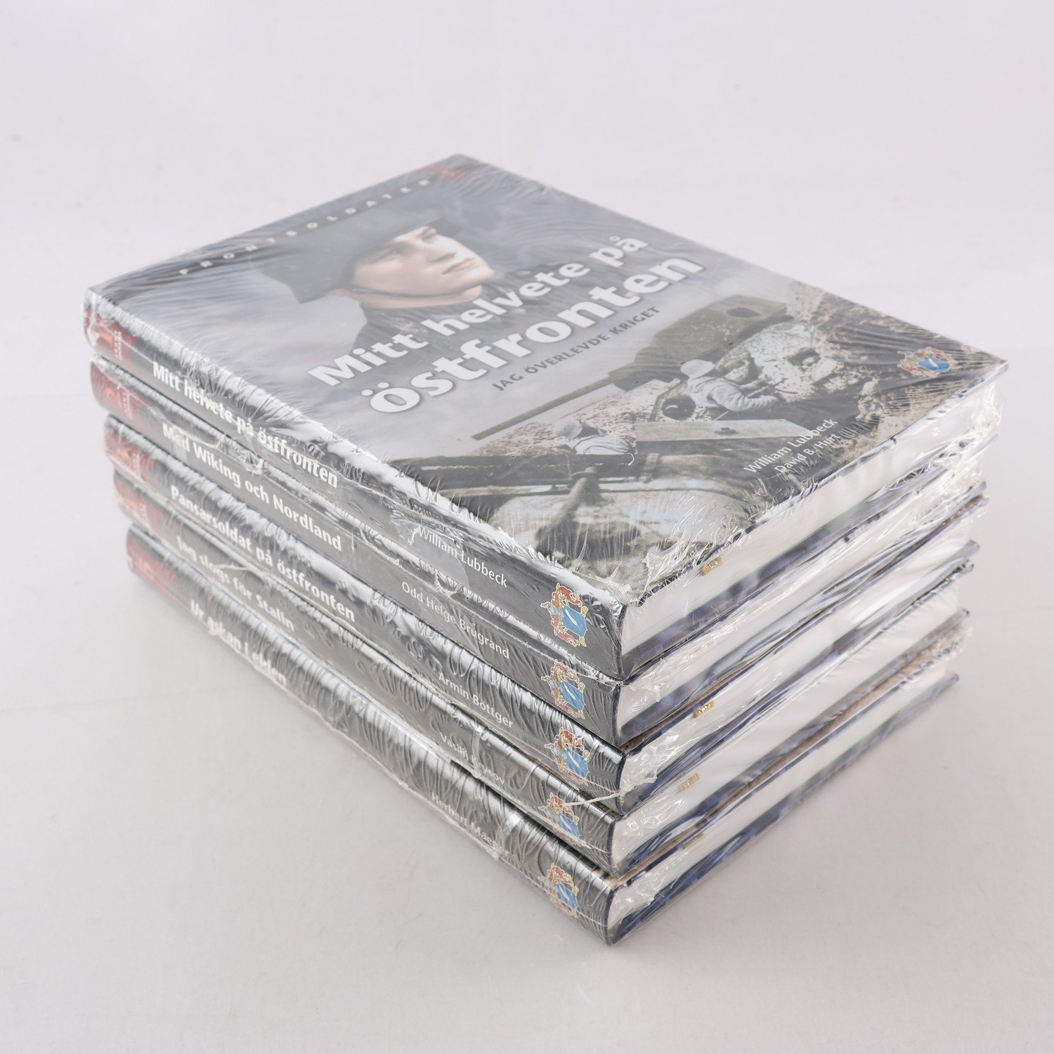 Bokpaket, Frontsoldater, Andra världskriget, 5 volymer. Samfraktas ej.