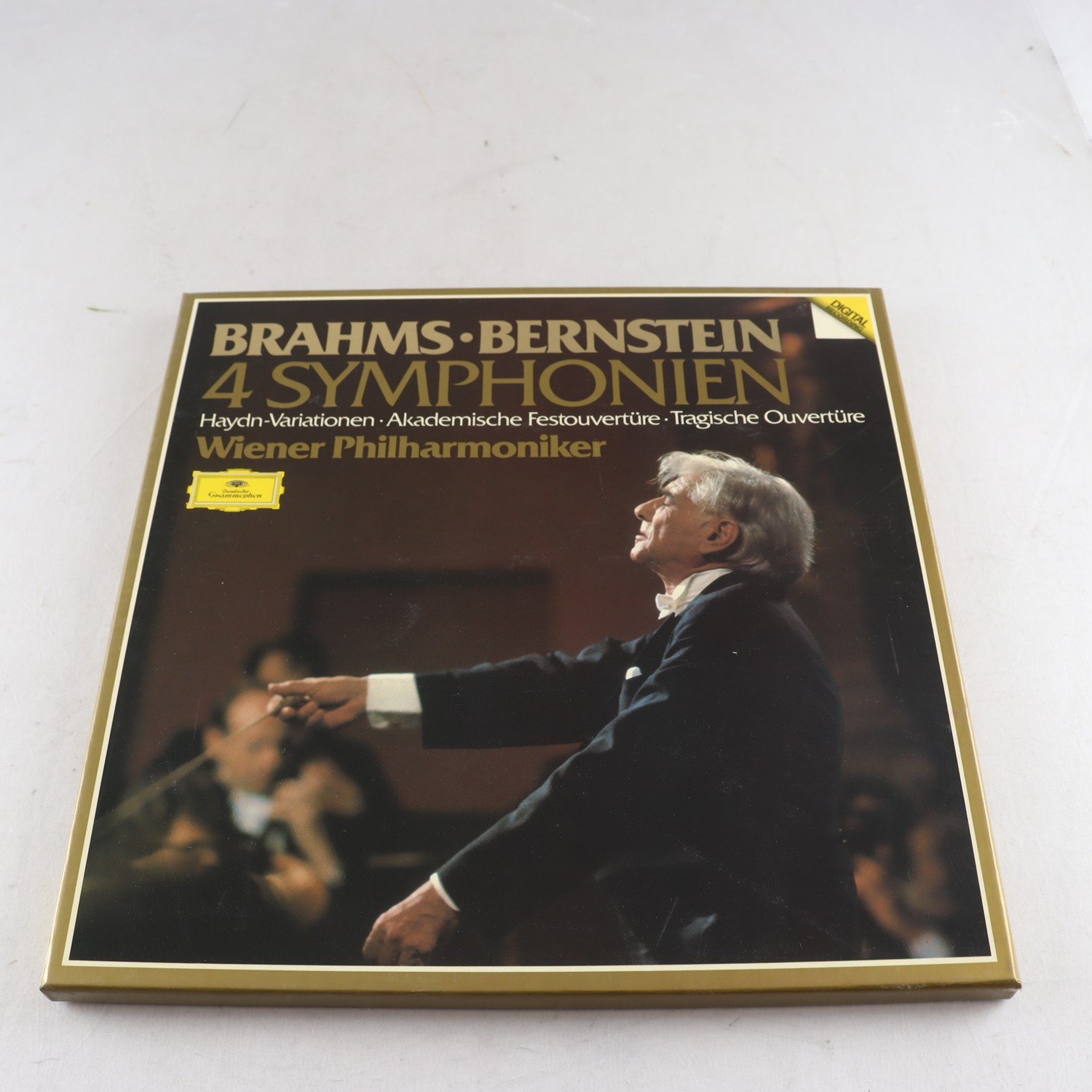 LP Brahms, Bernstein, Wiener Philharmoniker, 4 Symphonien