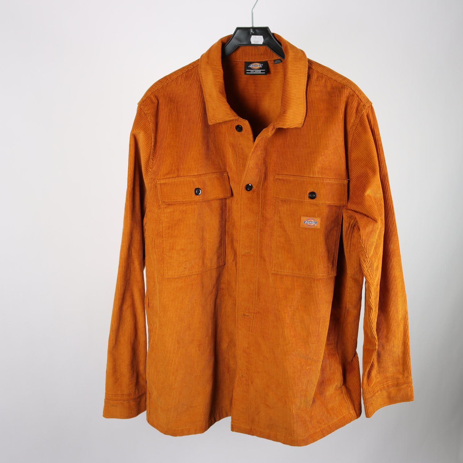 Skjorta, Dickie, senapsgul, manchester, stl. XXL.