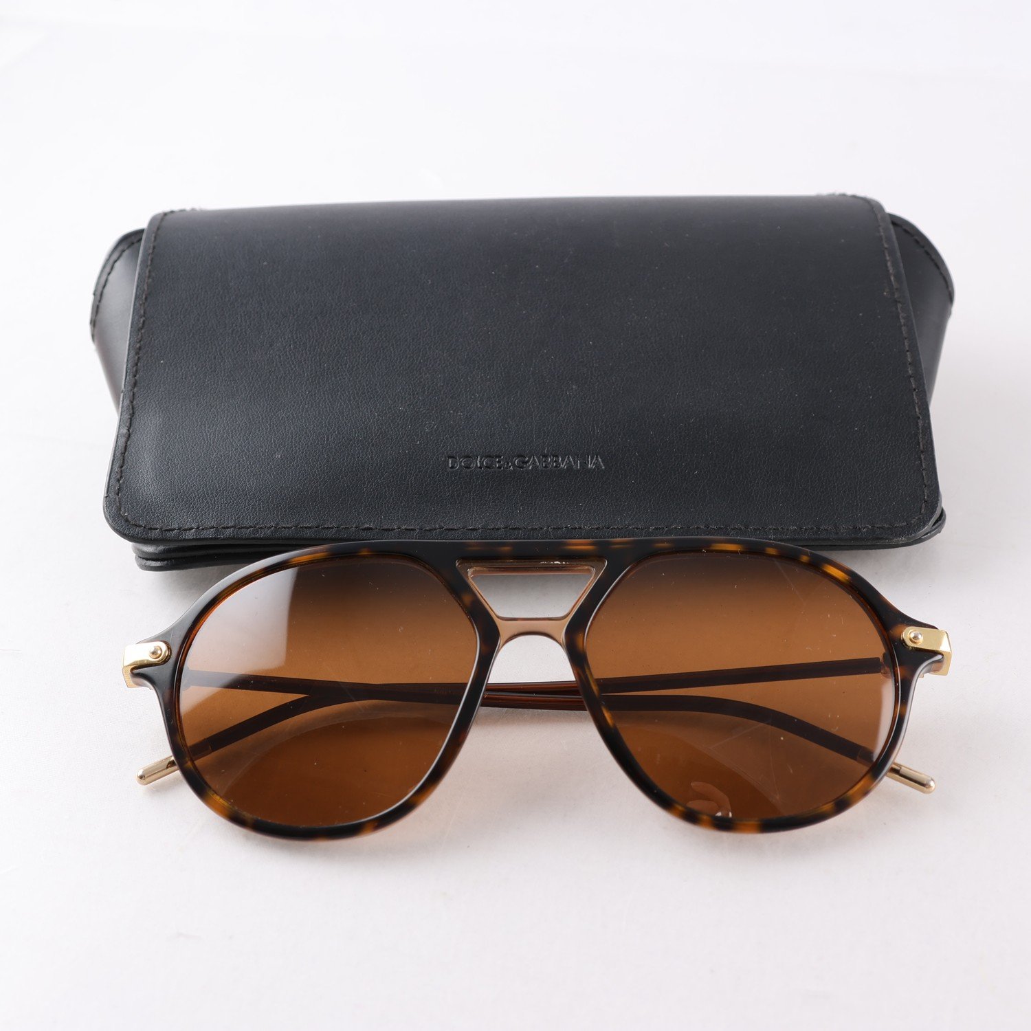 Solglasögon, acetat, Dolce & Gabbana, pilot, havana