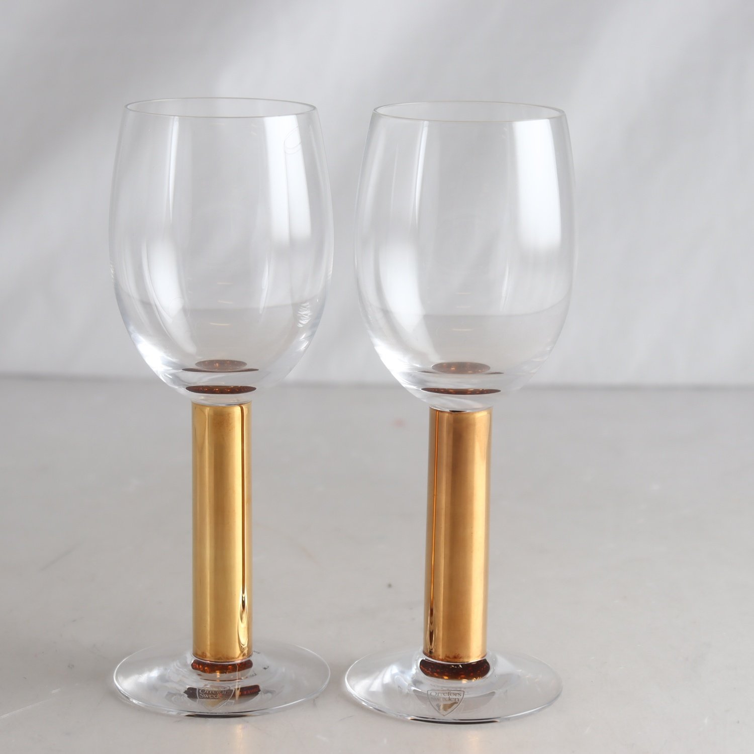 Vinglas, Orrefors, ’nobel’, Gunnar cyrén, 2 st