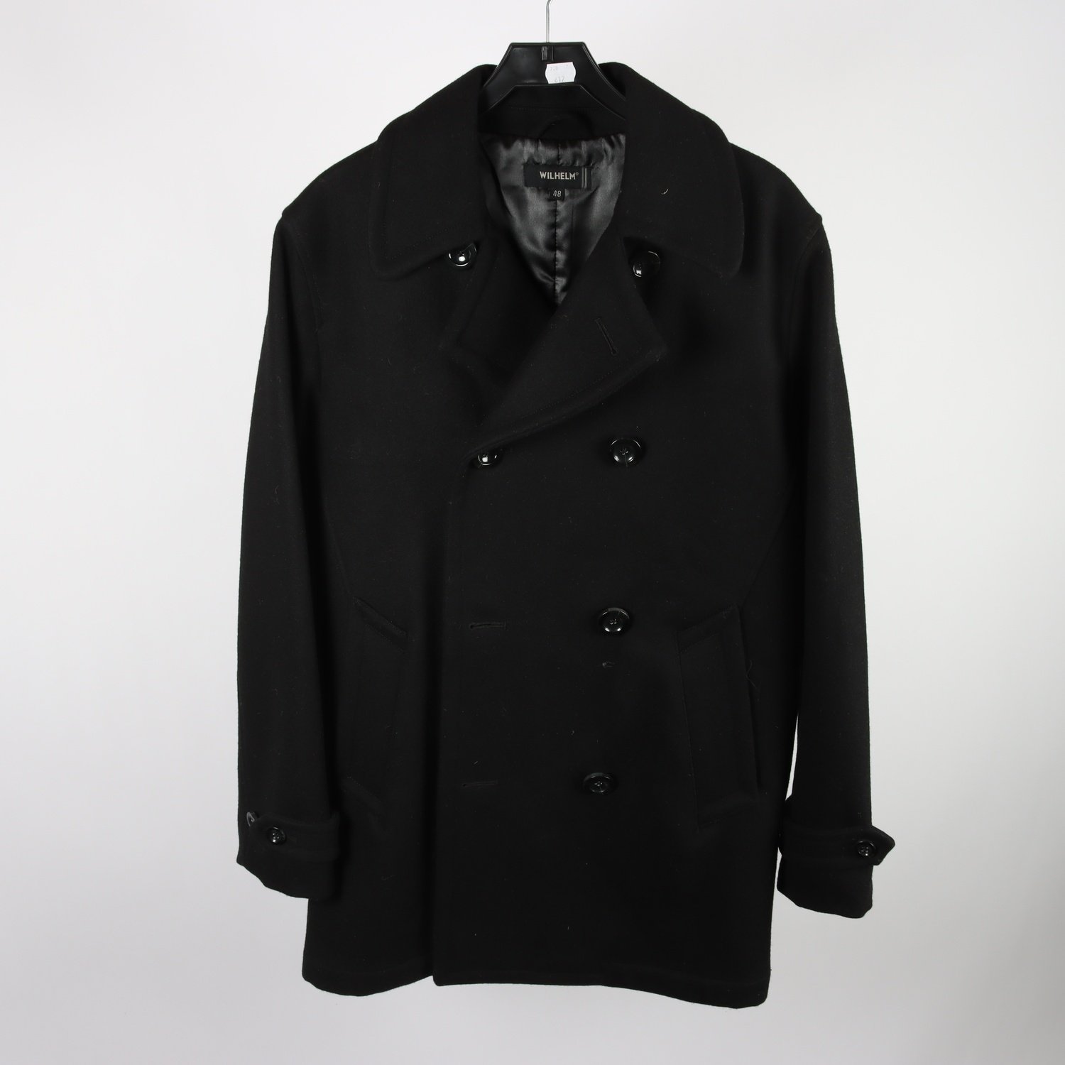 Rock, Wilhelm, svart, ullmix, stl. 48.