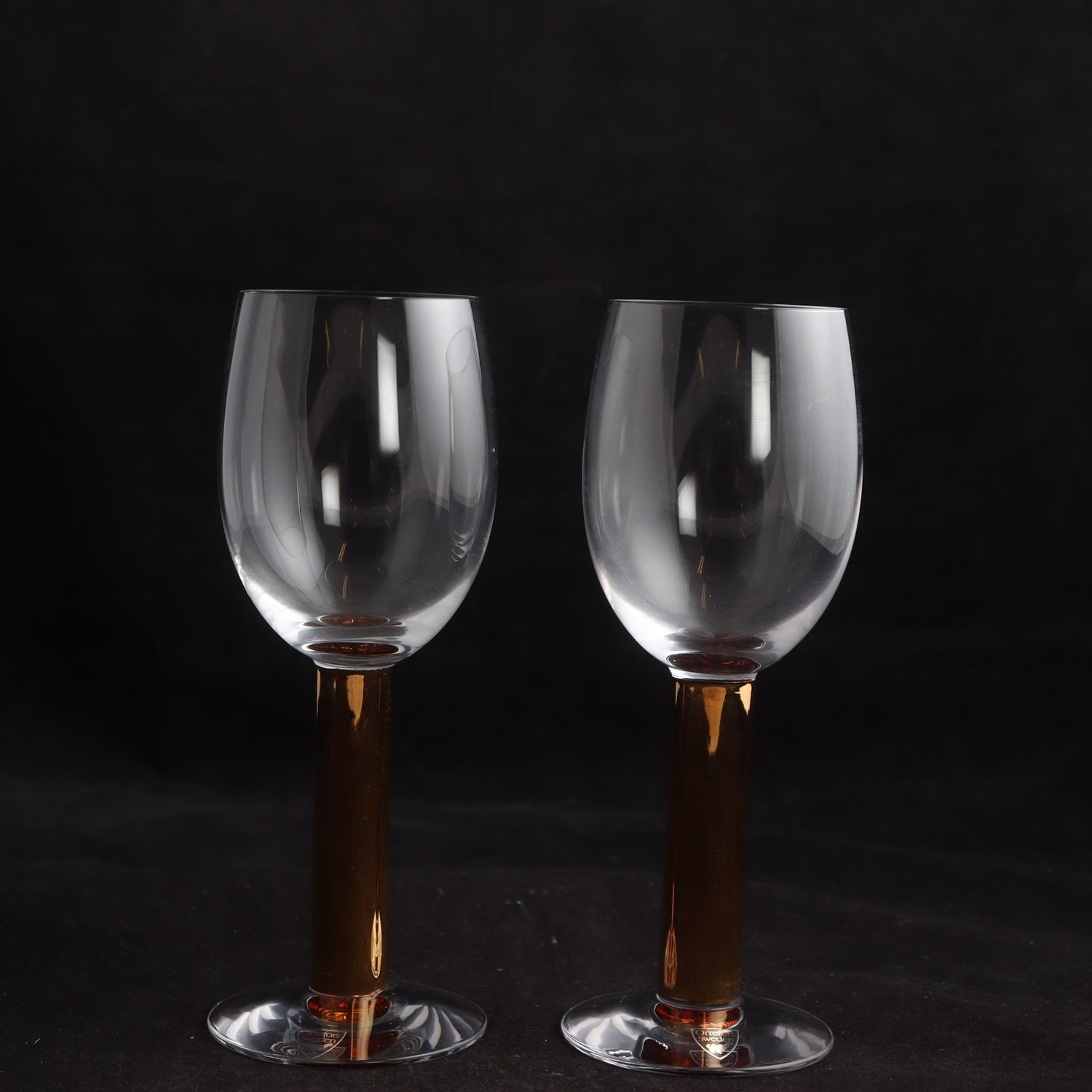 Vinglas, Orrefors, ’nobel’, Gunnar cyrén, 2 st