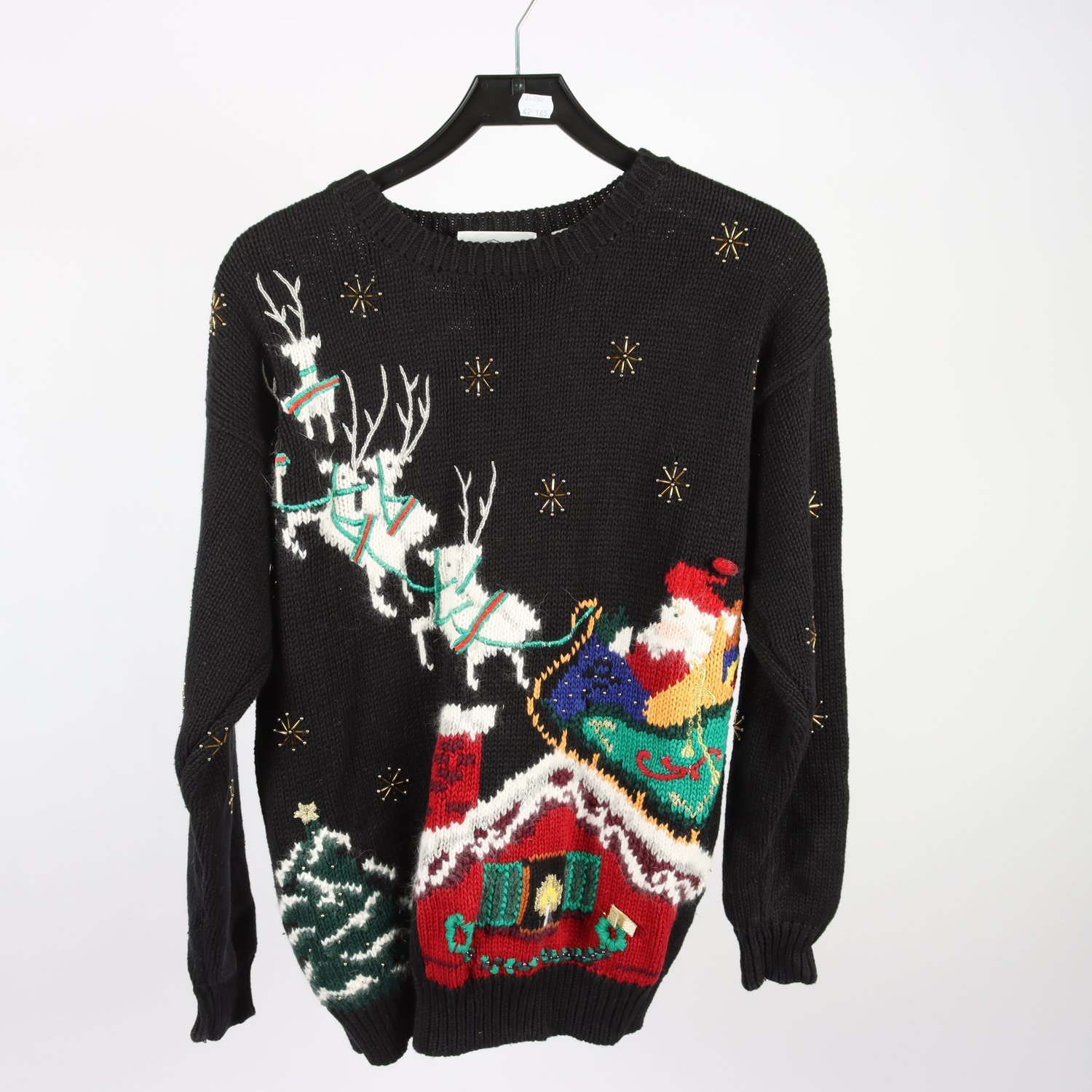 Stickad jultröja, Cascade, vintage, stl. S