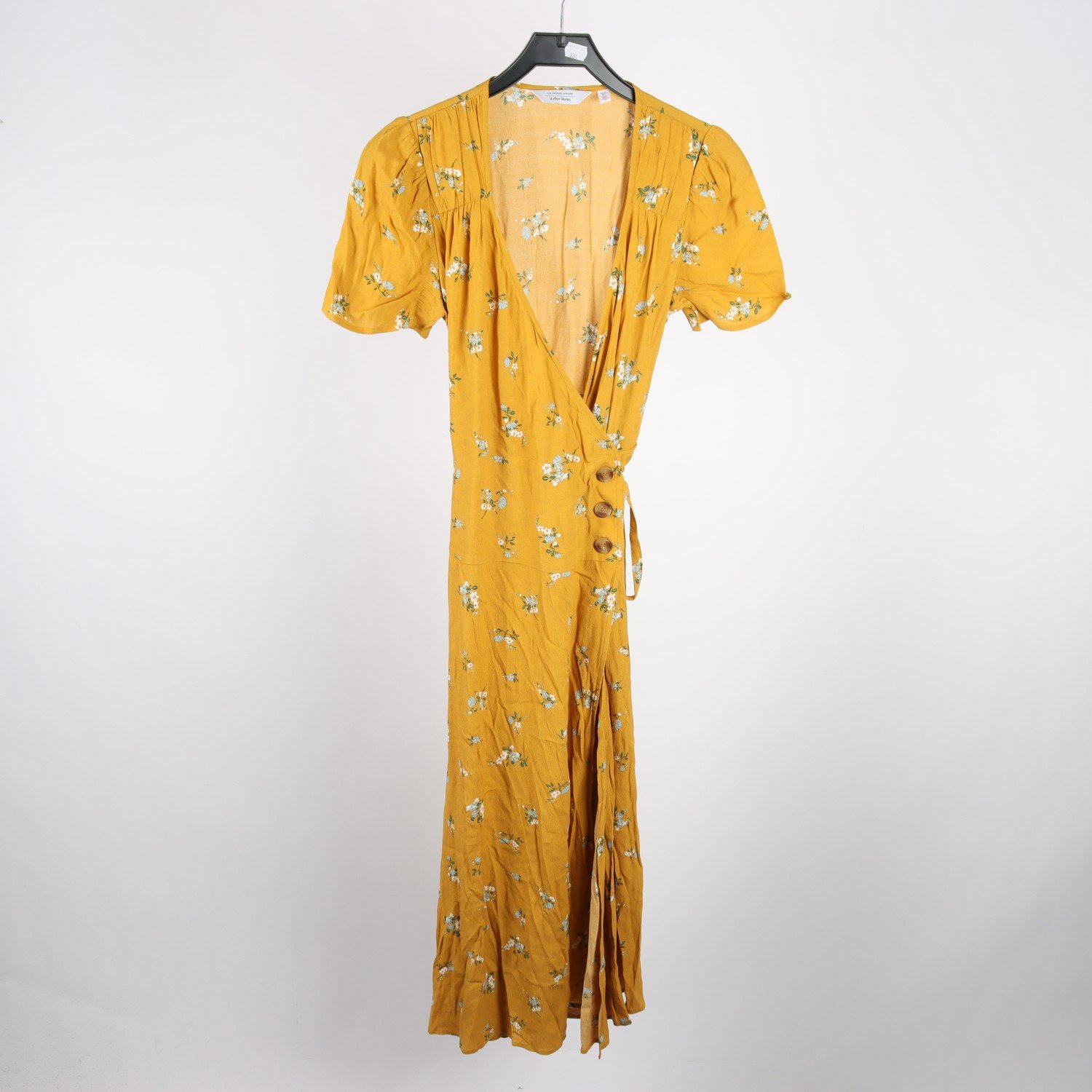 Klänning, & Other Stories, senapsgul, blommig, stl. 36