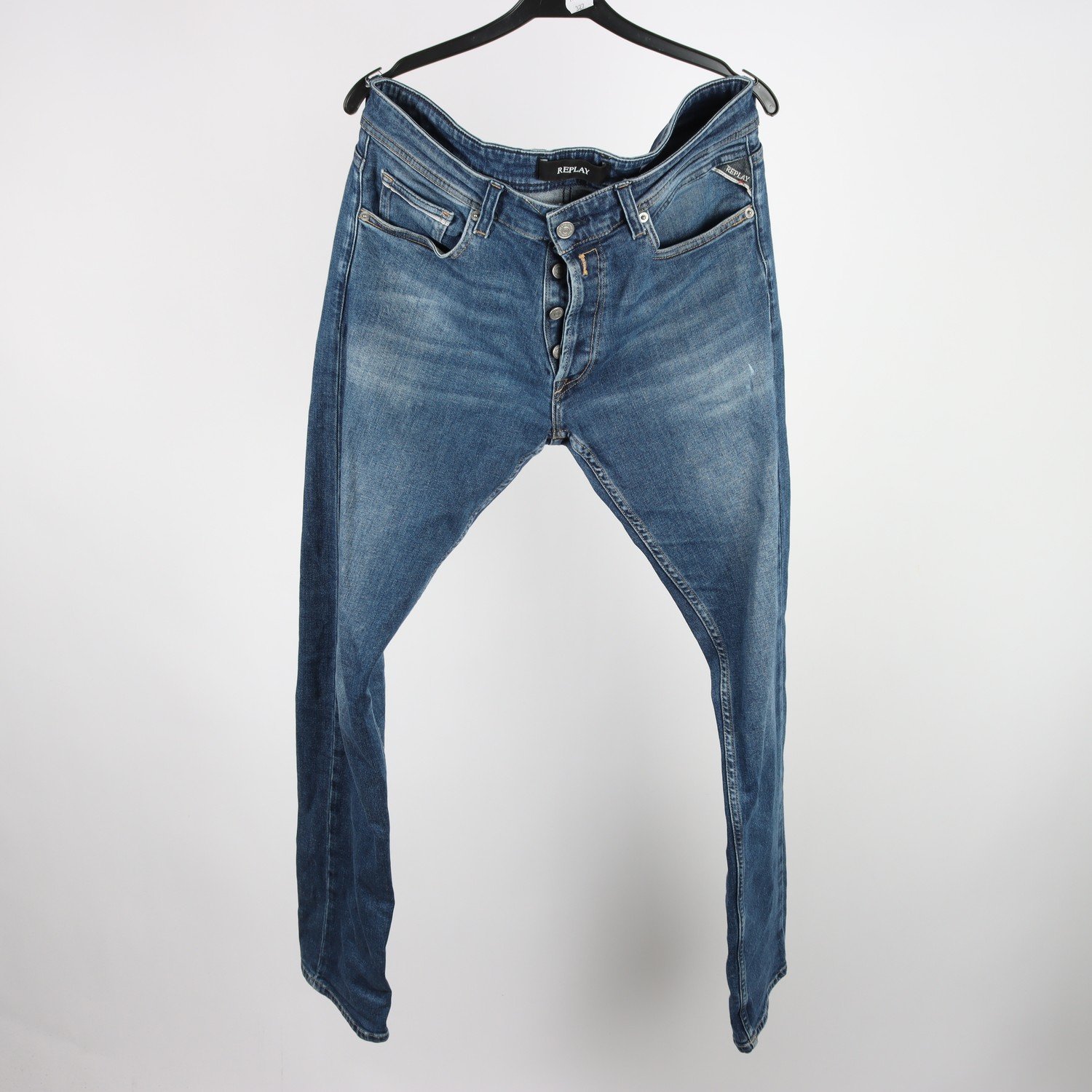 Jeans, Replay, blå, stl. W33 L34