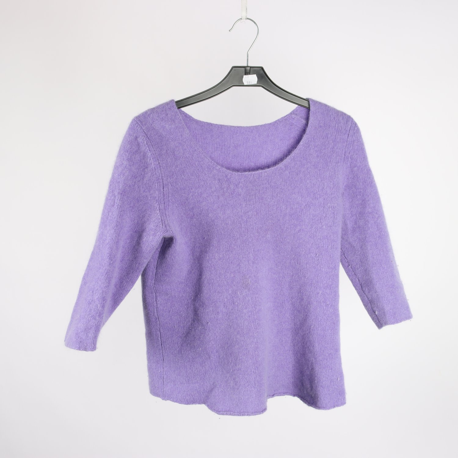 Tröja, Okänd, lila, 100% cashmere, stl. ca. S.