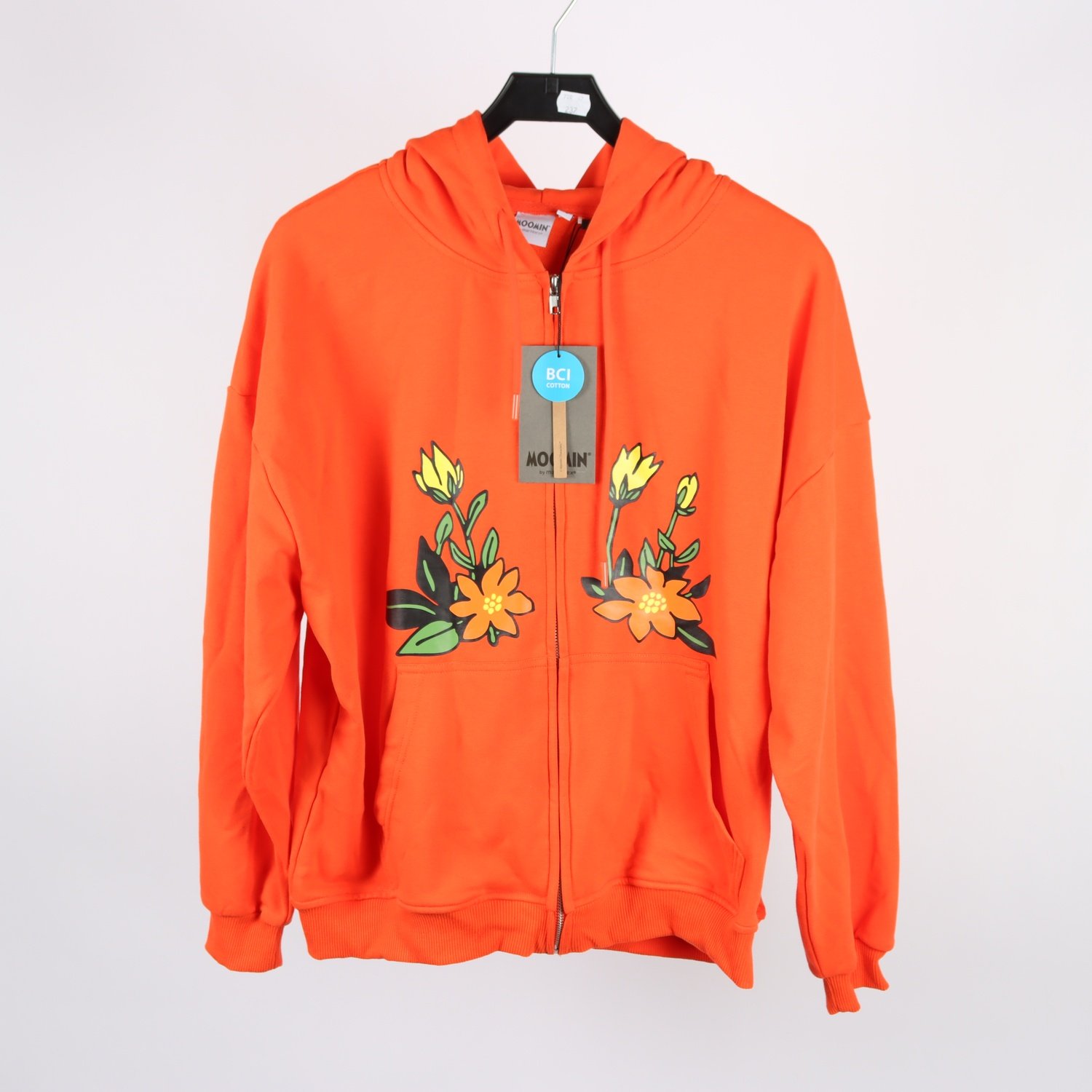 Hoodie, Moomin, ”Lilla My”, orange, stl. L