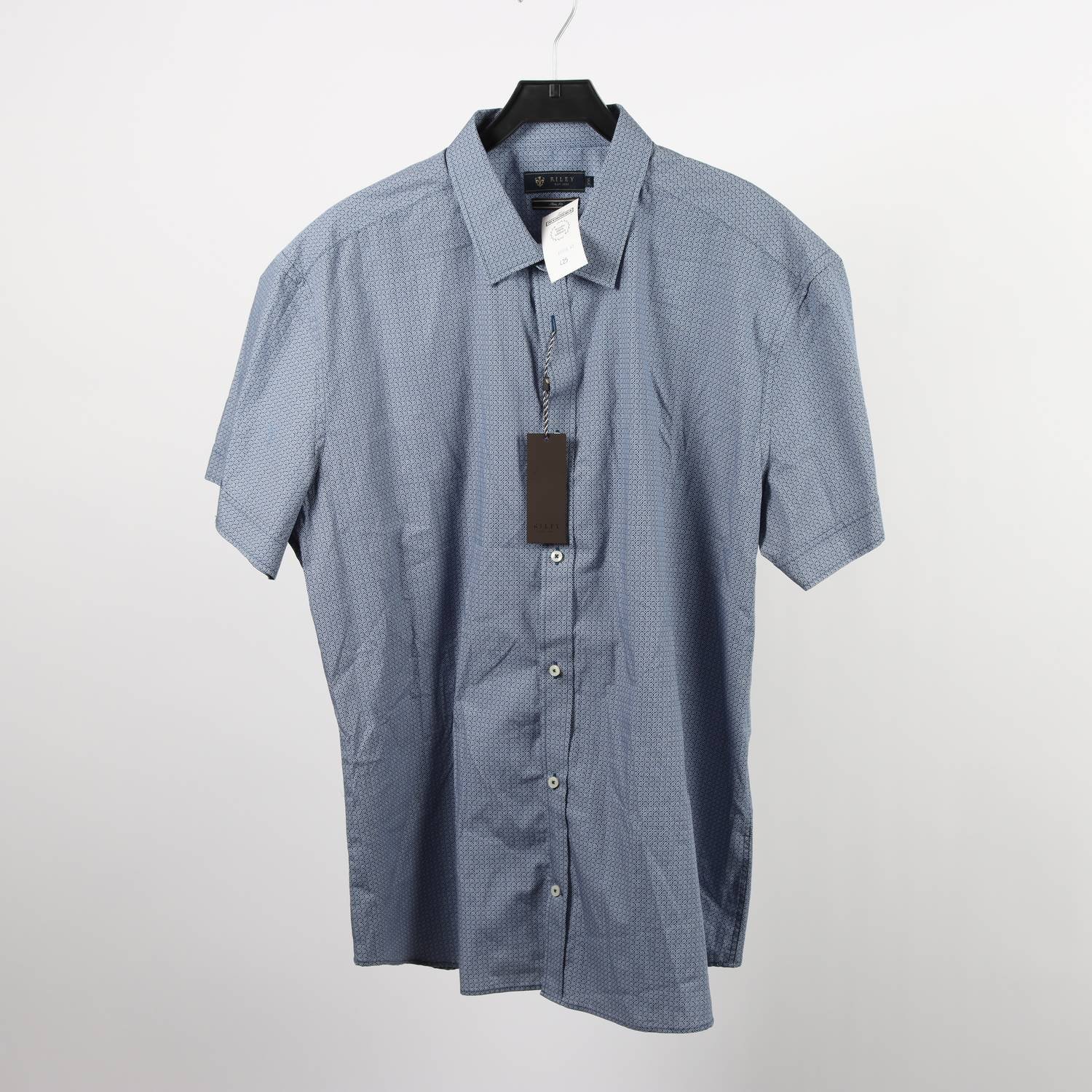 Kortärmad skjorta, Riley, mönstrad, stl. XXL