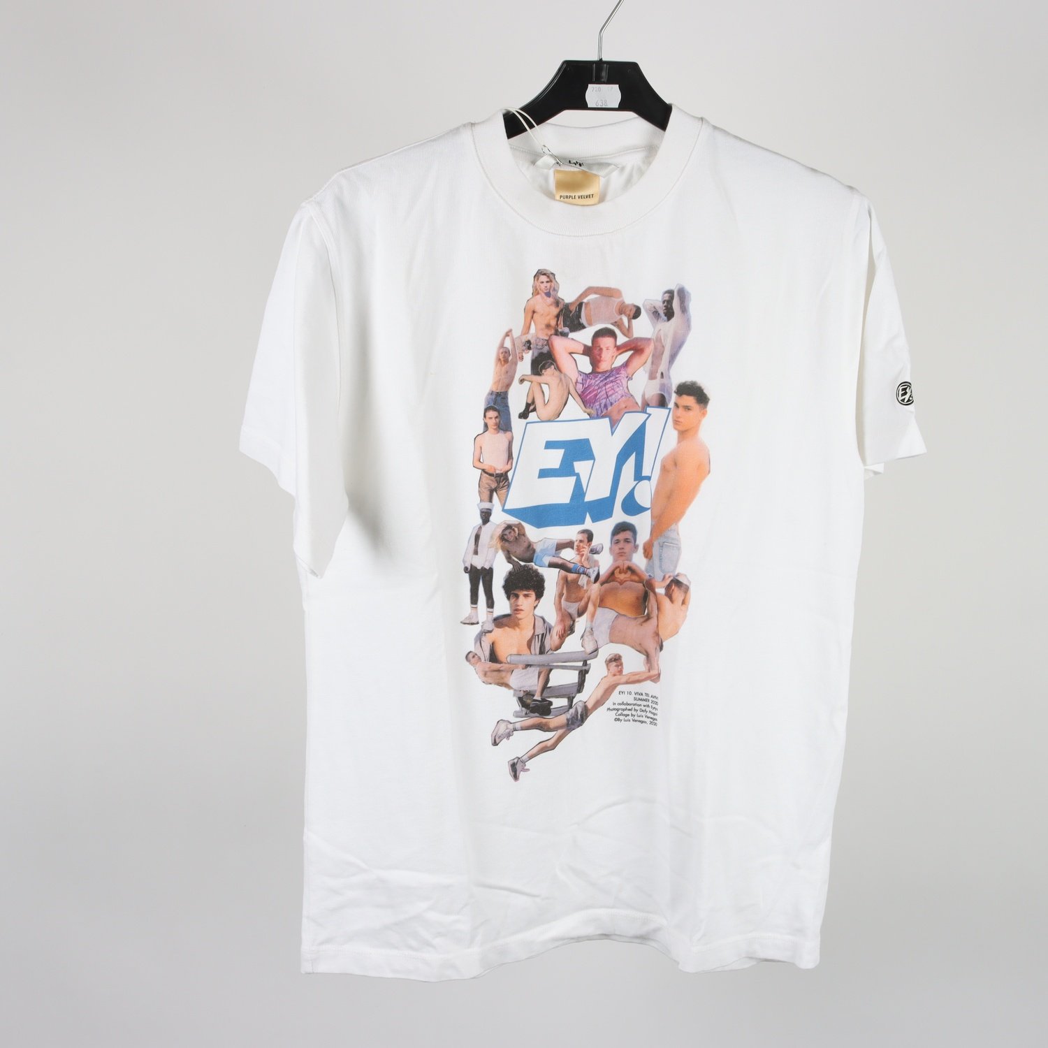 T-shirt, Eytys, vit, stl. XS.