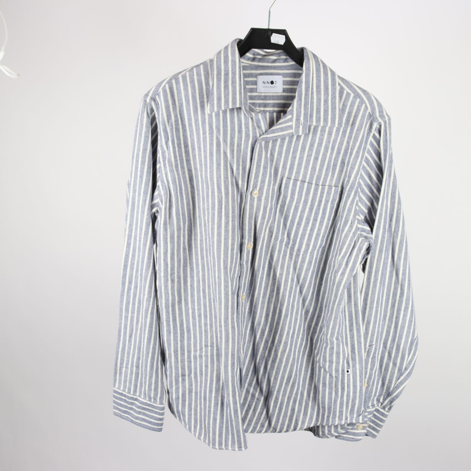 Skjorta, NN07, blå, vit, randig, stl. XL