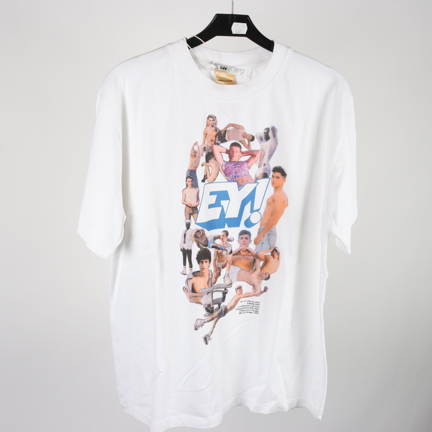 T-shirt, Eytys, vit, stl. M.