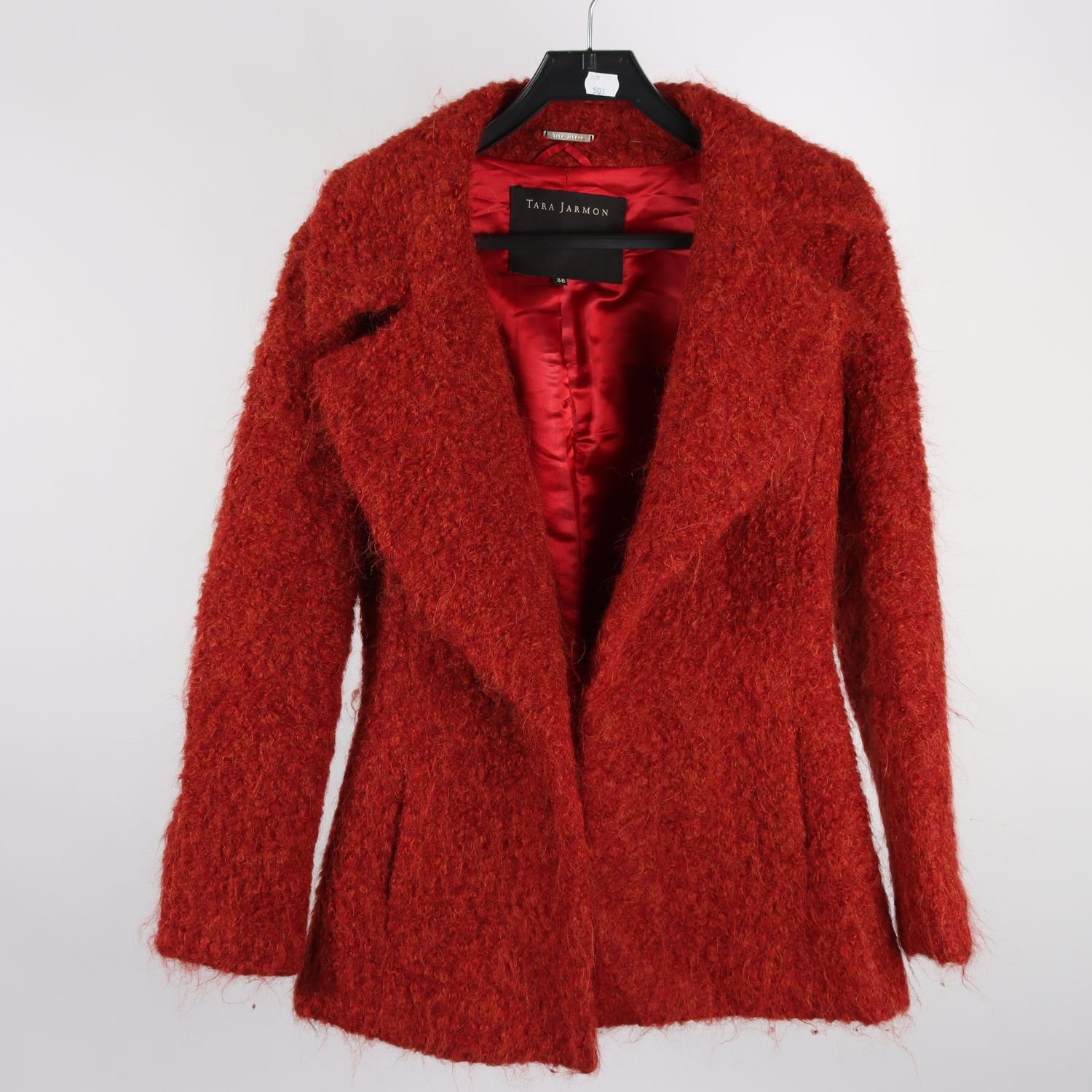 Kappa, Tara Jarmon, roströd, ull, alpaca, stl. 38.