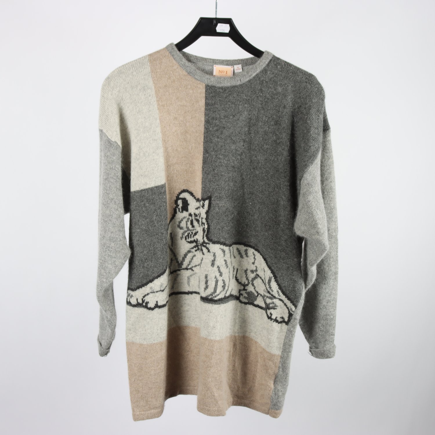 Tröja, No1, grå, stl. M