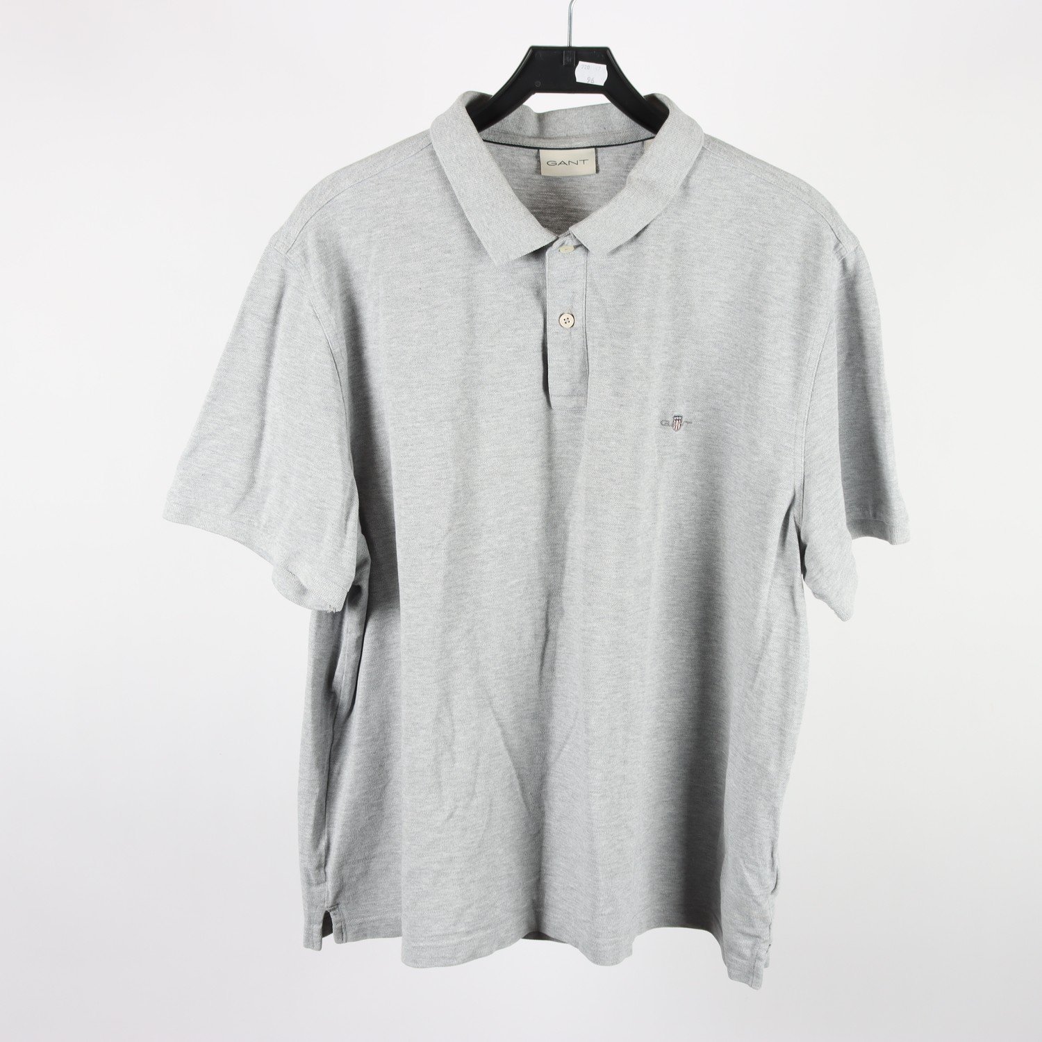 Pikètröja, Gant, grå, stl. 3XL