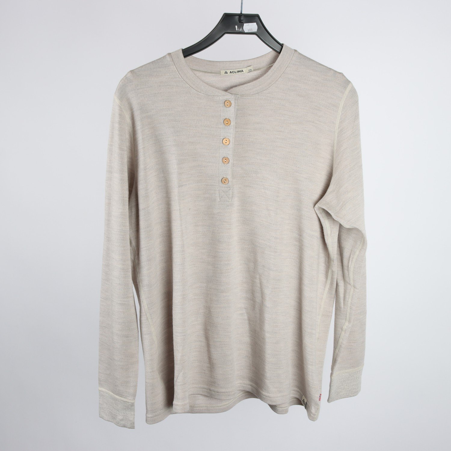 Tröja, Aclima Norway, gråbeige, stl. 2 XL