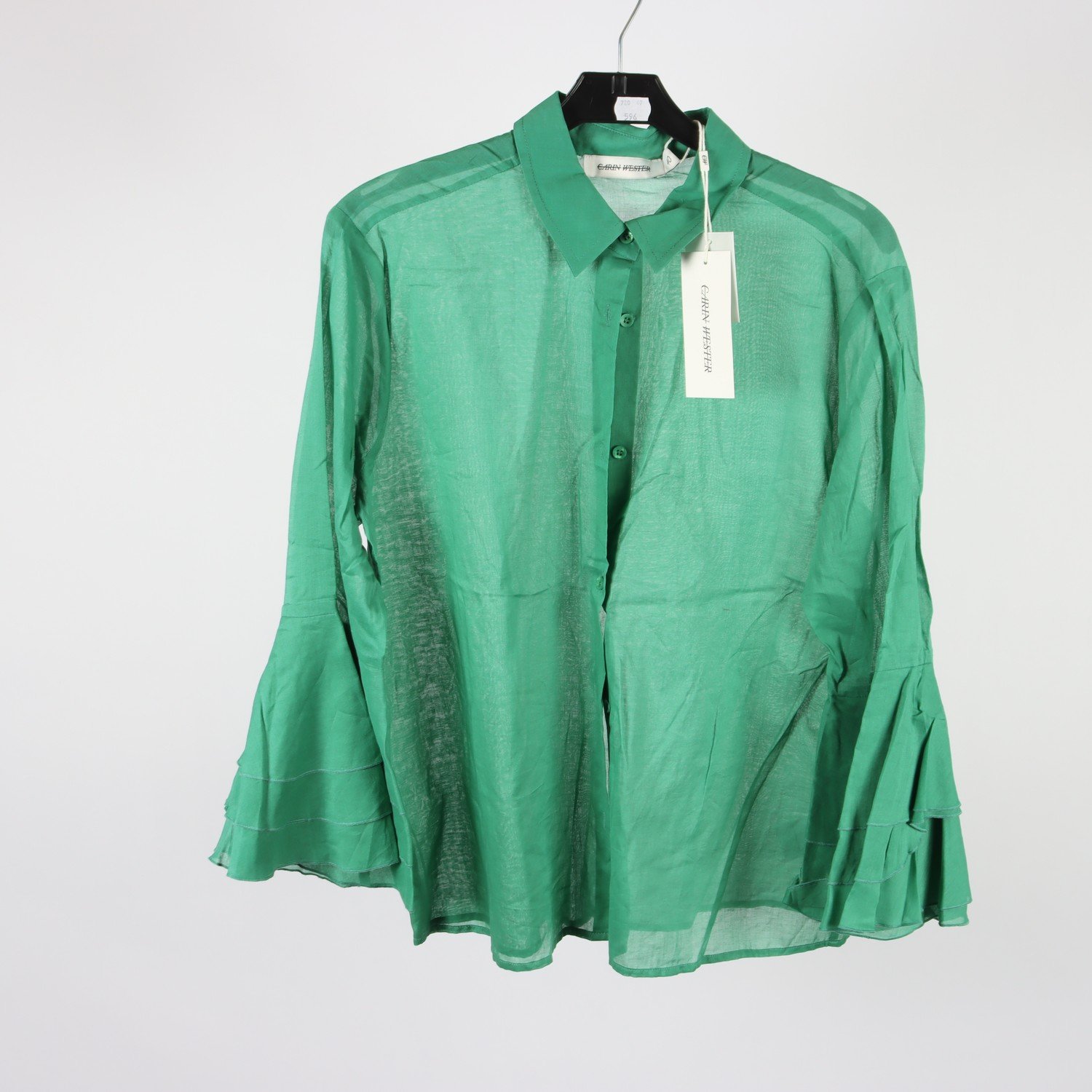 Blus, Carin Wester, grön, stl. 40.