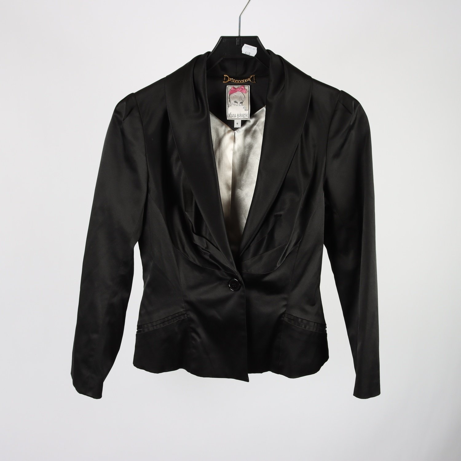 Kavaj, Yoana Baraschi, svart, stl. 6 (XS/S)