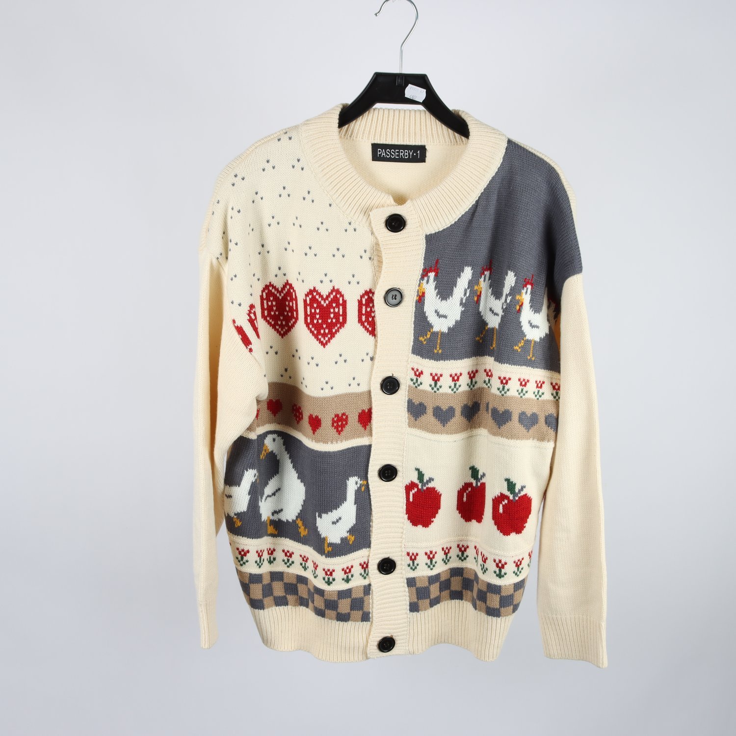 Kofta, Passerby. 1, mönstrad, stl ca. L/XL