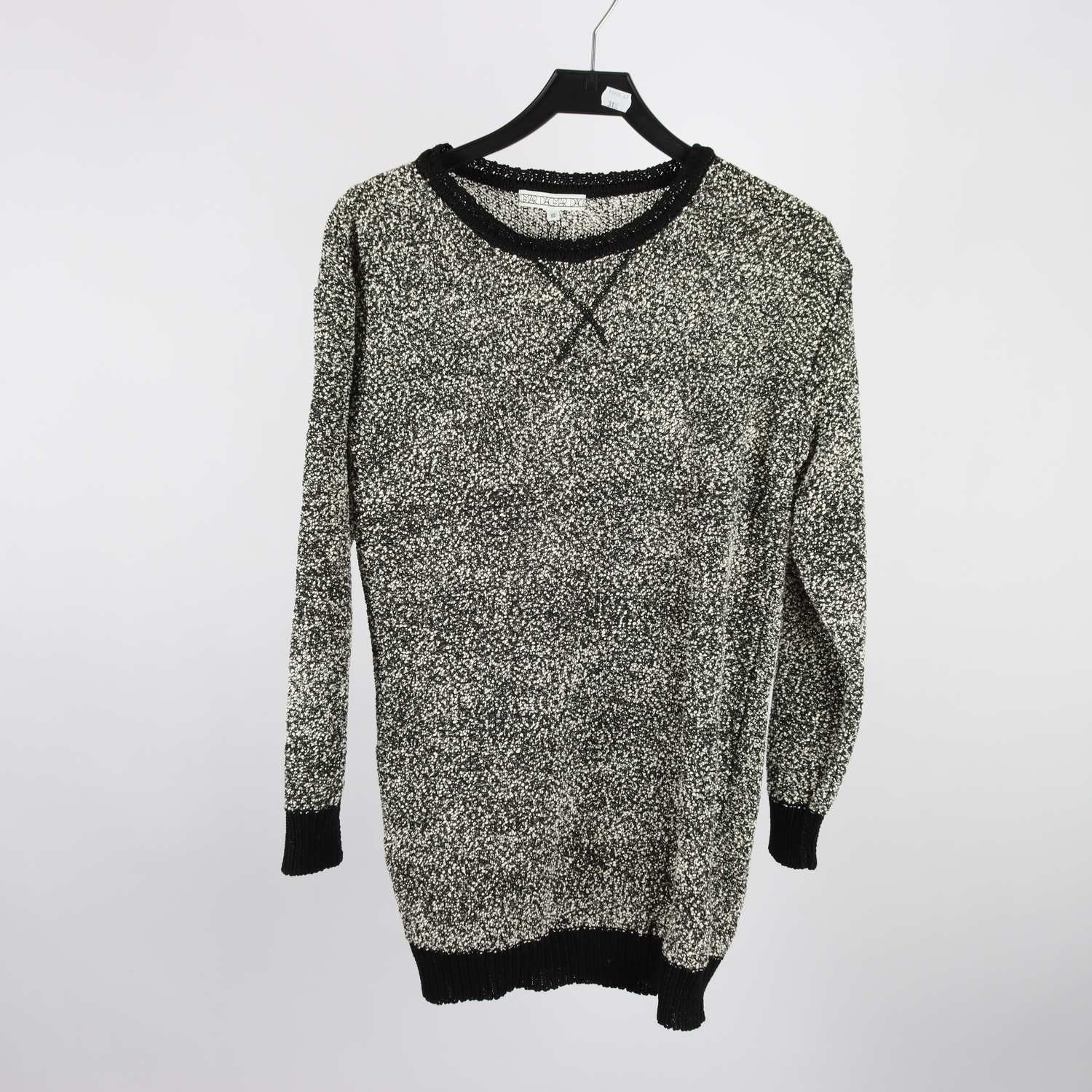 Tröja/klänning, Dagmar, svart, vit, stl. XS