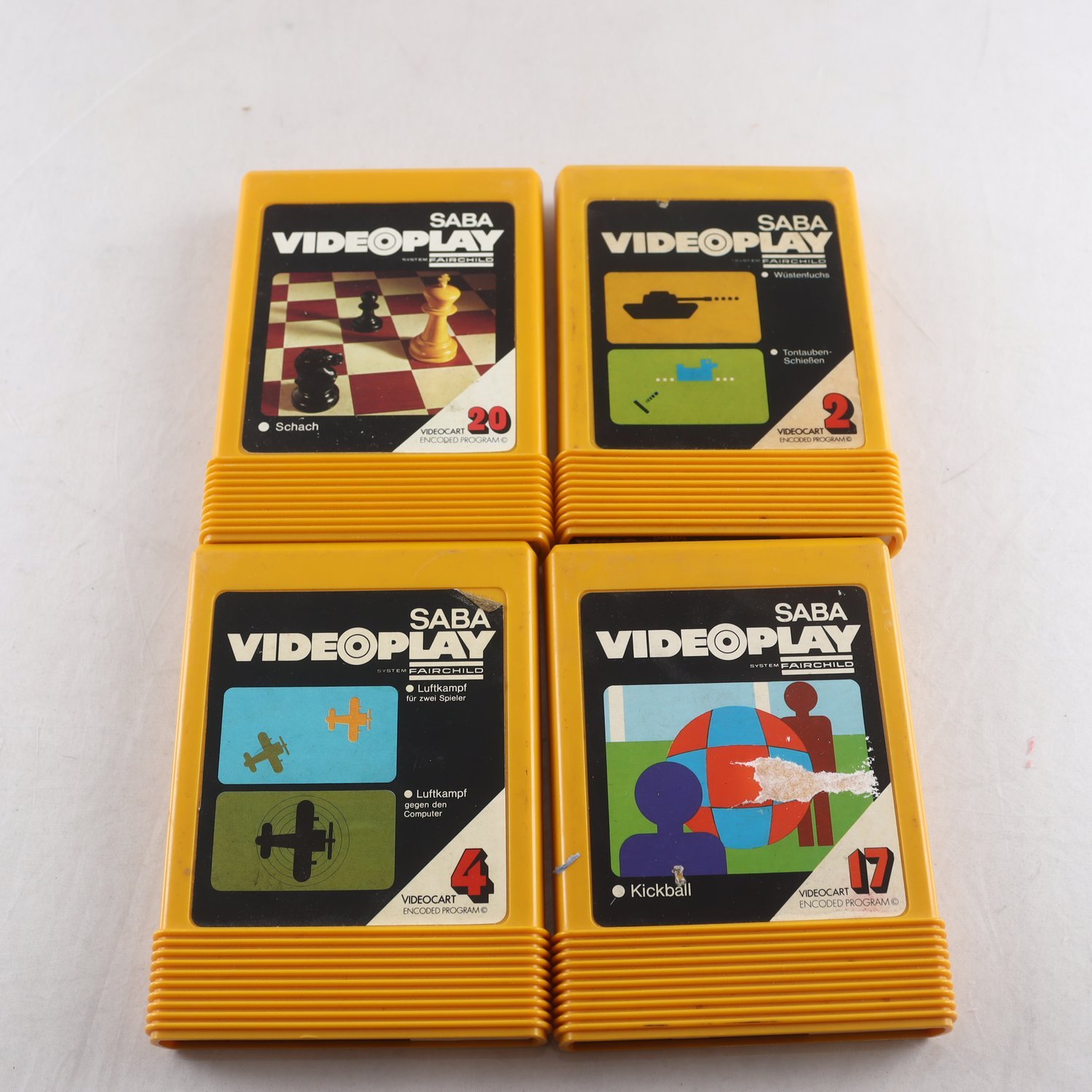 Spel, Programkassetter, Fairchild