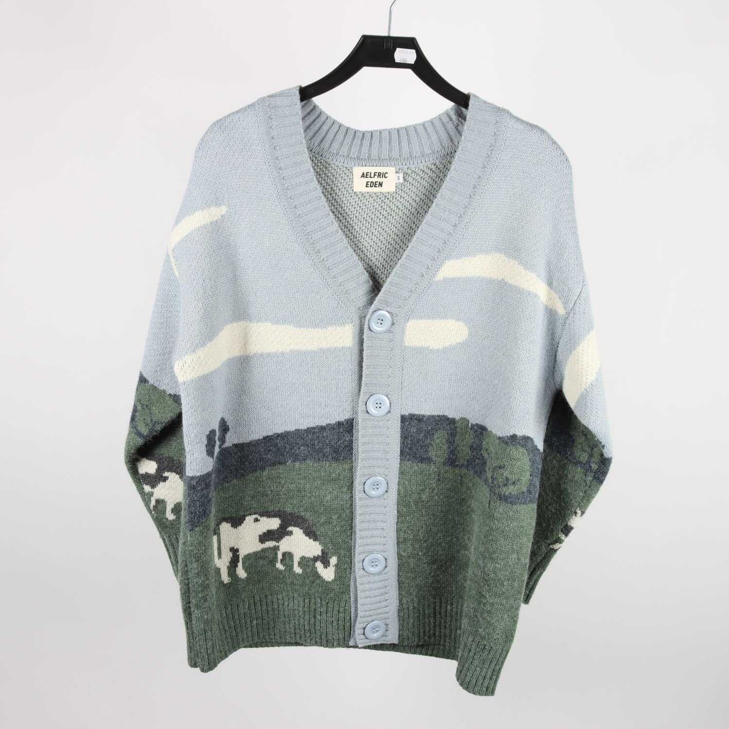 Kofta, Aelfric Eden, blå, grön, stl. S