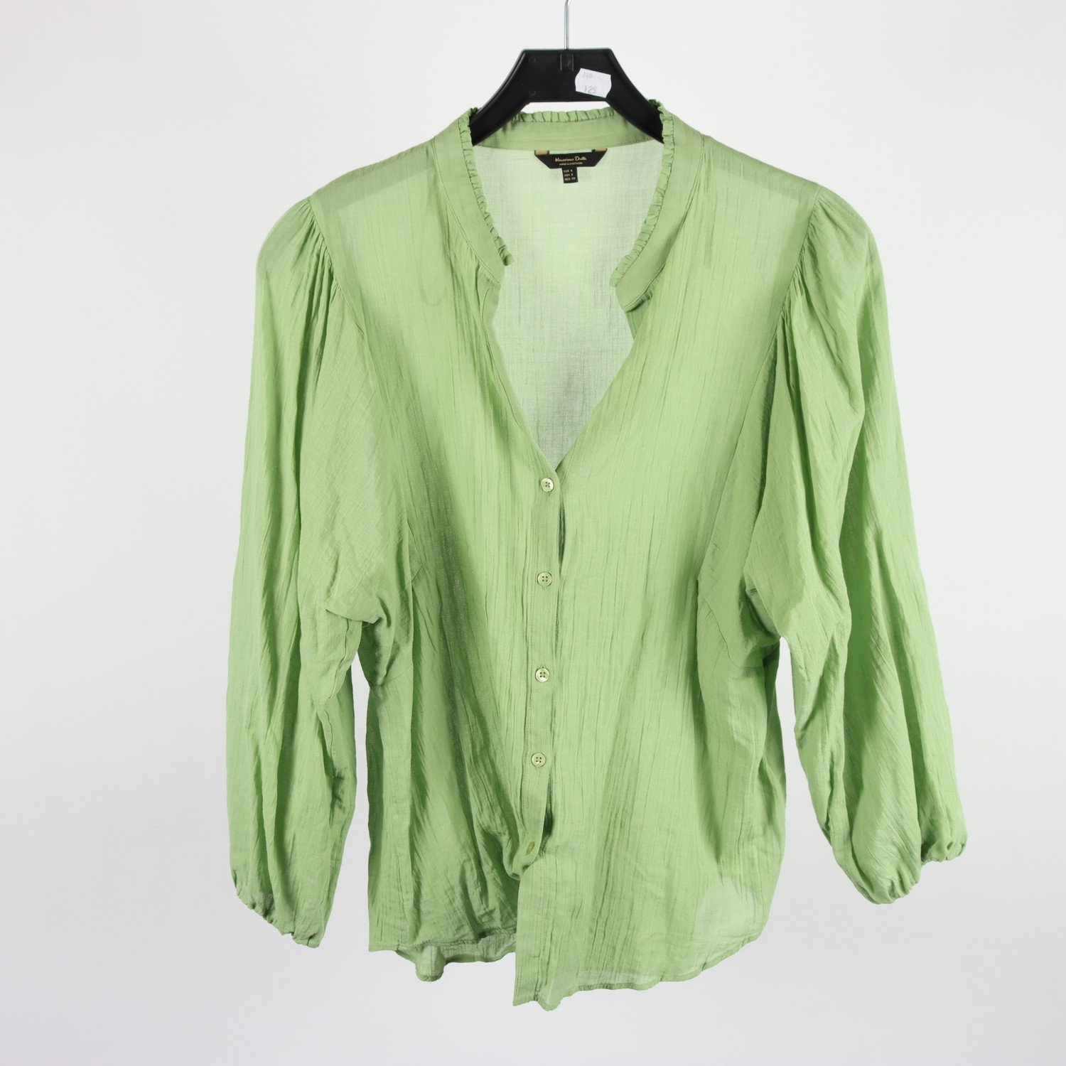 Blus, Massimo Dutti, grön, stl. S