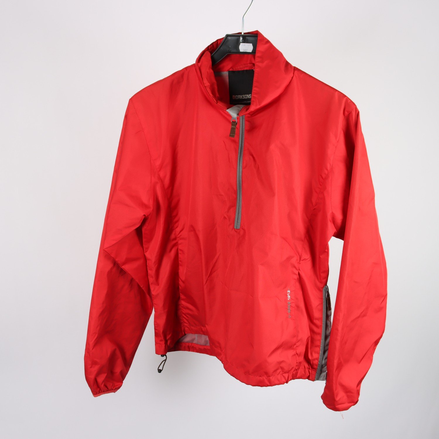 Anorak/vindjacka, Didriksons, röd, stl. 42.